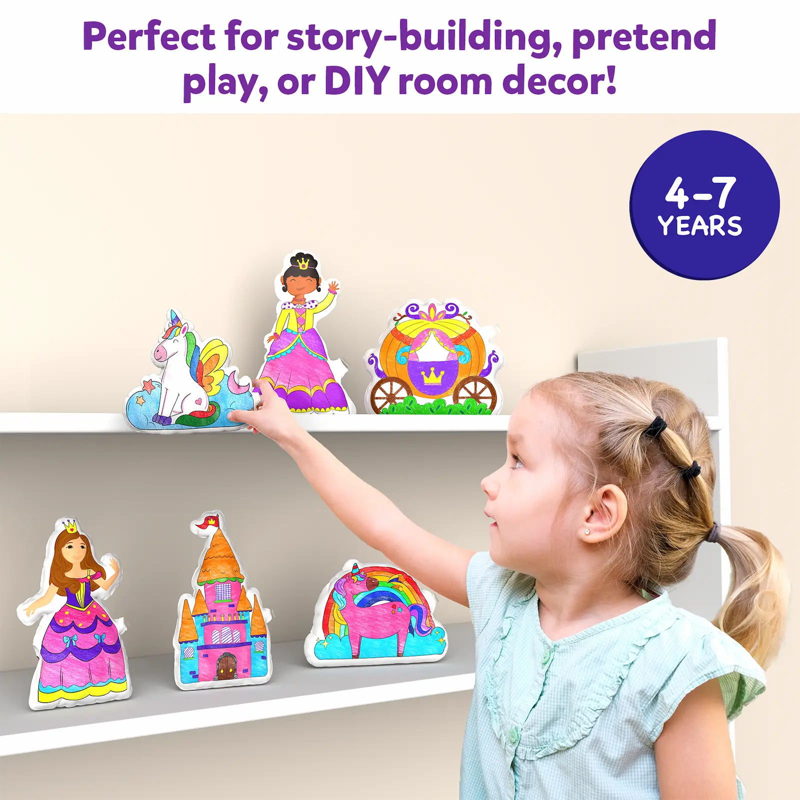 Skillmatics Inflatable Art Unicorns Princesses gonfiabili 4-7 anni