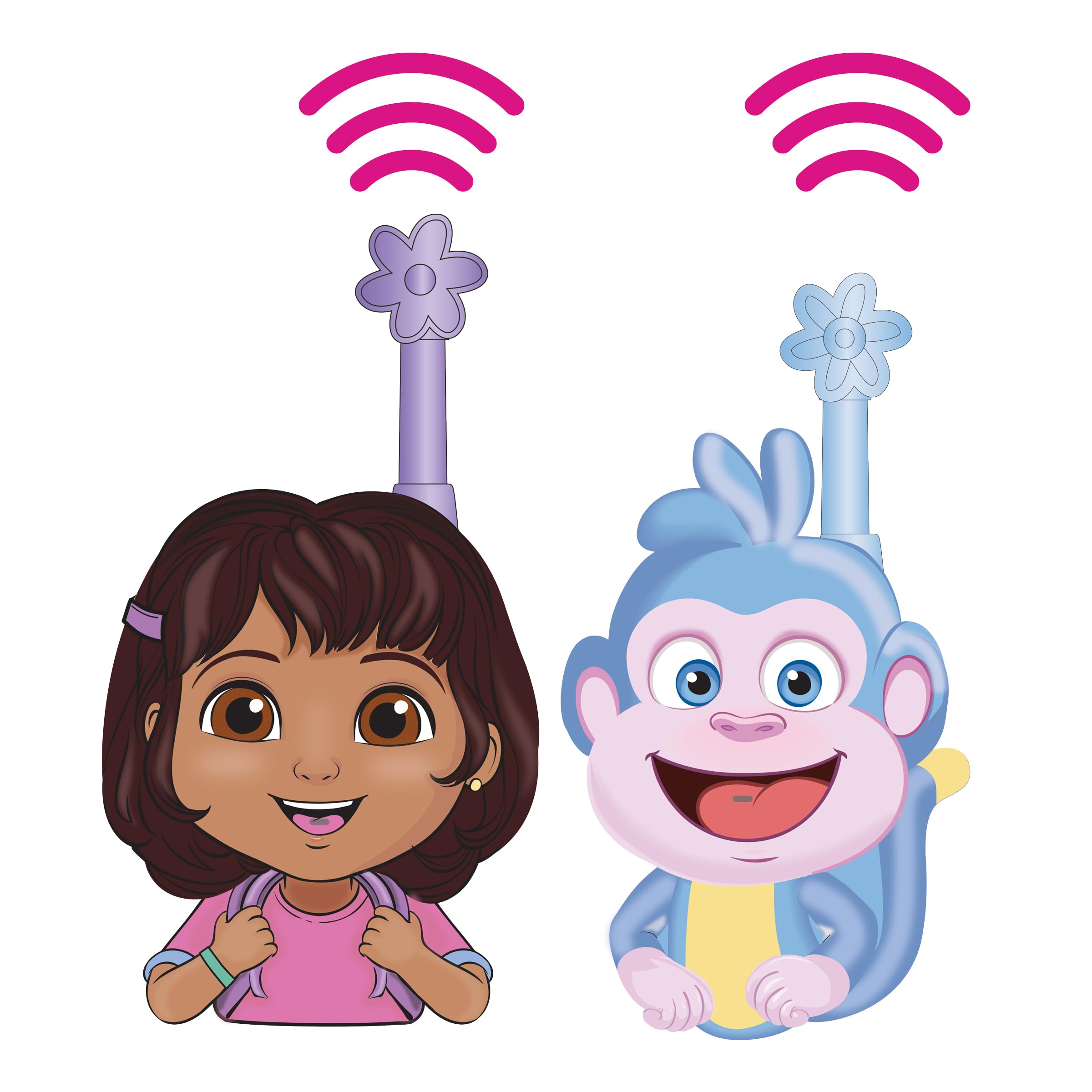 Lexibook Dora TW18DOR walkie talkie 3D rosa blu 500 m
