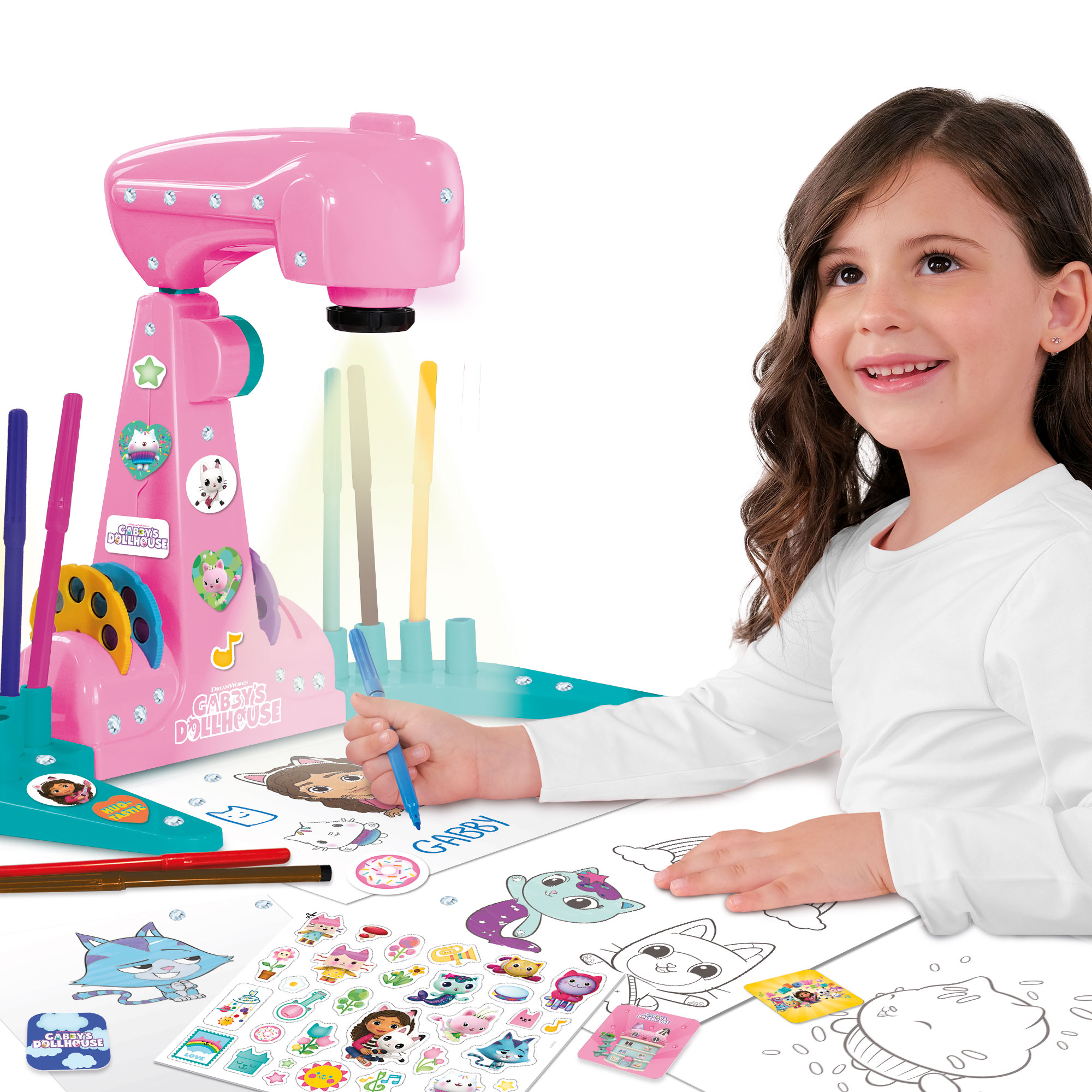 Lisciani Gabby's Dollhouse Drawing School proiettore disegno