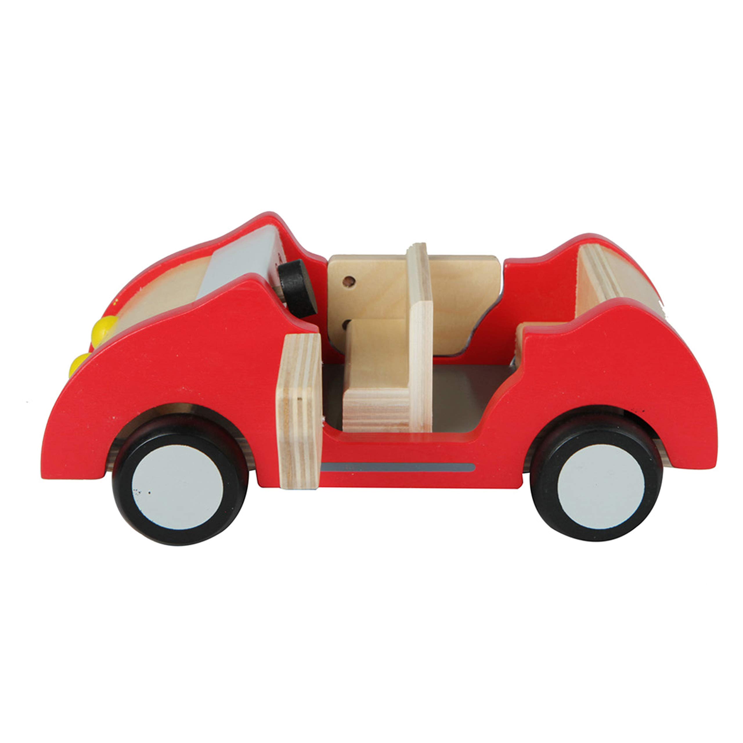 Hape Auto Familiare macchina rossa in legno 3 anni