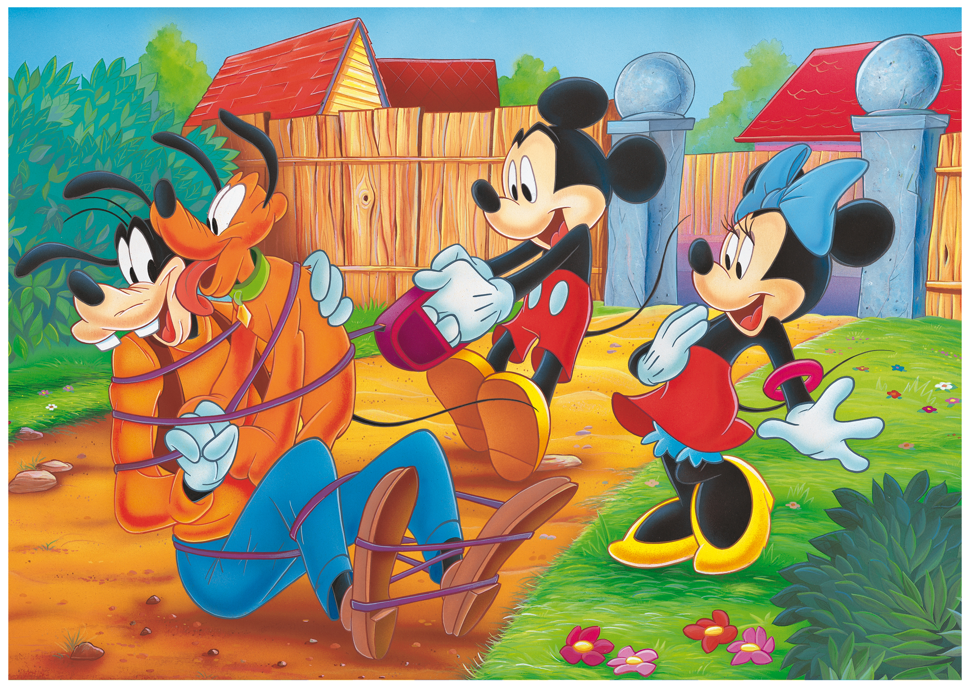 Disney Maxi Floor 108 Mickey My Friends puzzle double-face