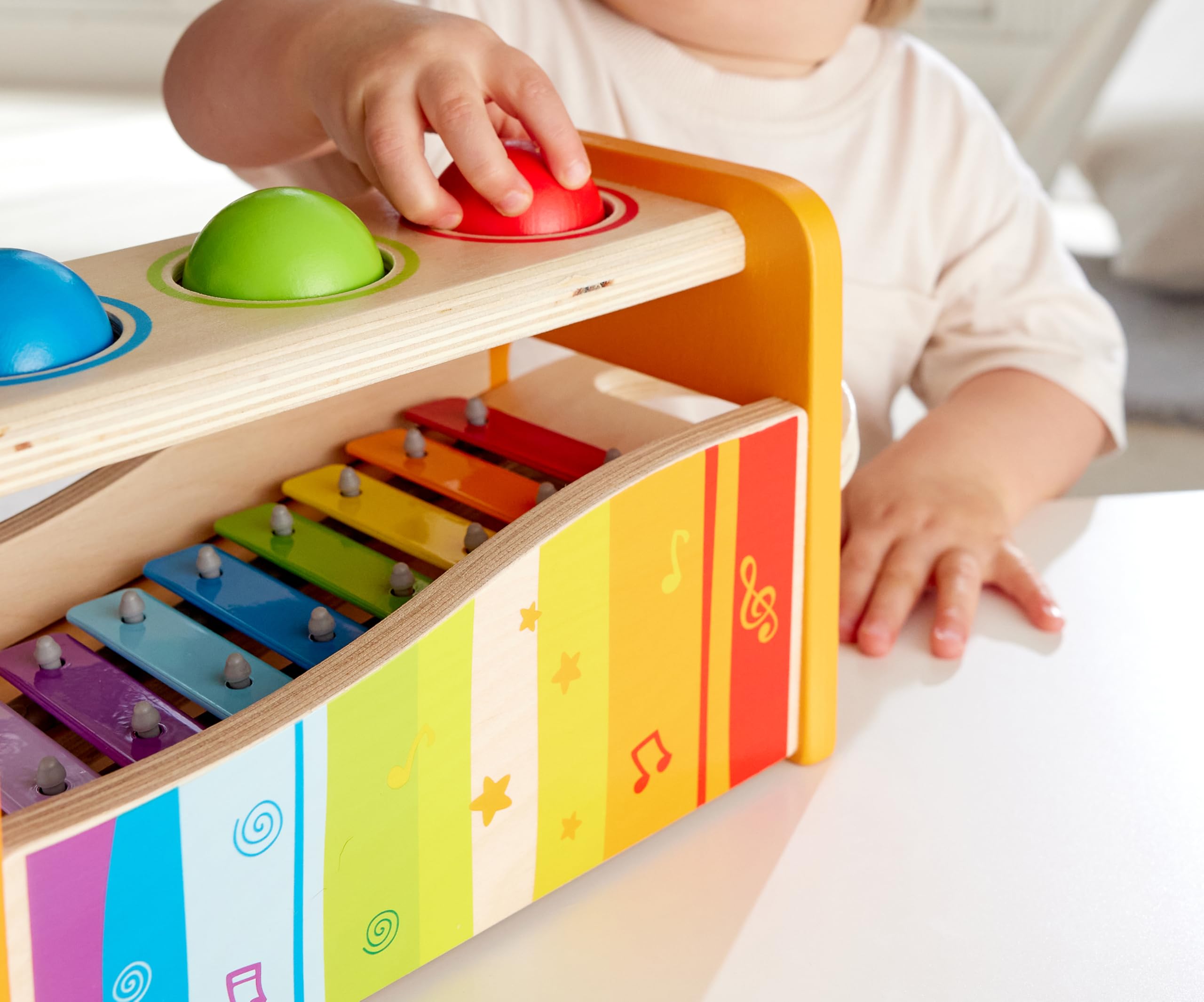 Hape banco palline xilofono in legno per bambini