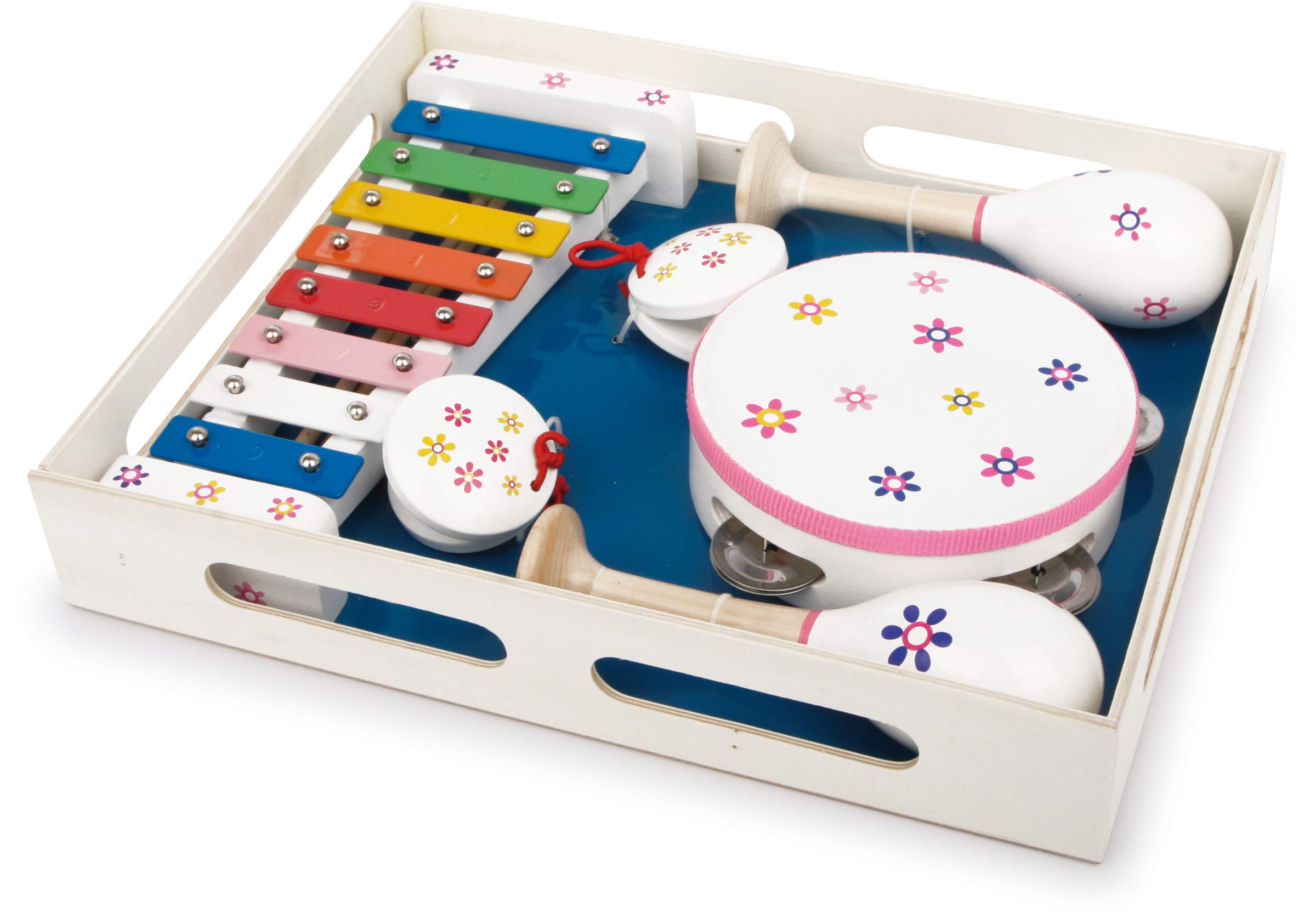 smallfoot Set Musicale Fiore strumenti in legno