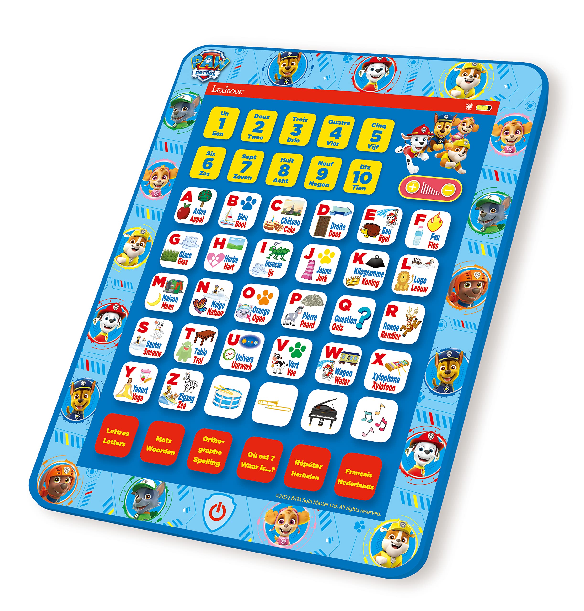Lexibook JCPAD002PAi10 tablet educativo Paw Patrol blu