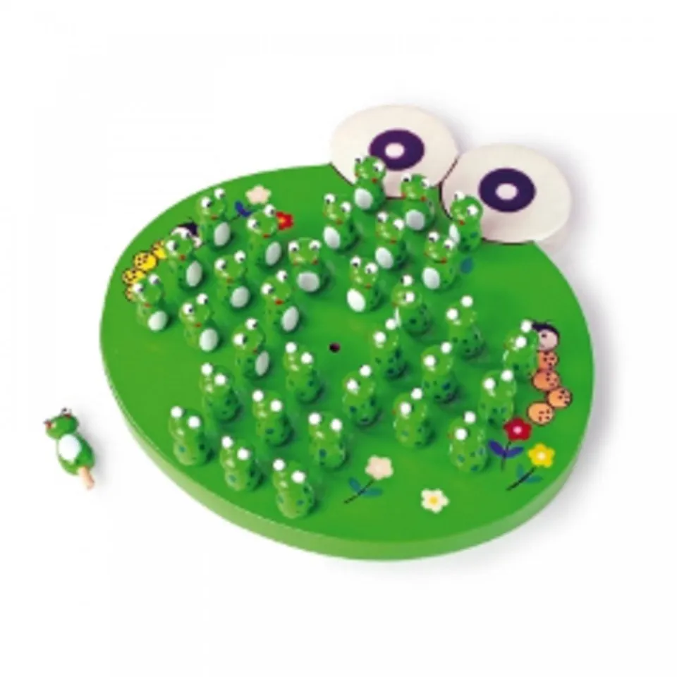smallfoot Solitario Rana gioco tavolo legno 6 anni