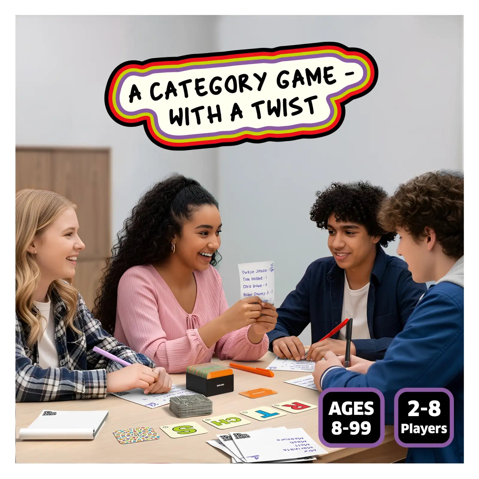 Skillmatics First to 5 gioco di carte categorie 8+ anni