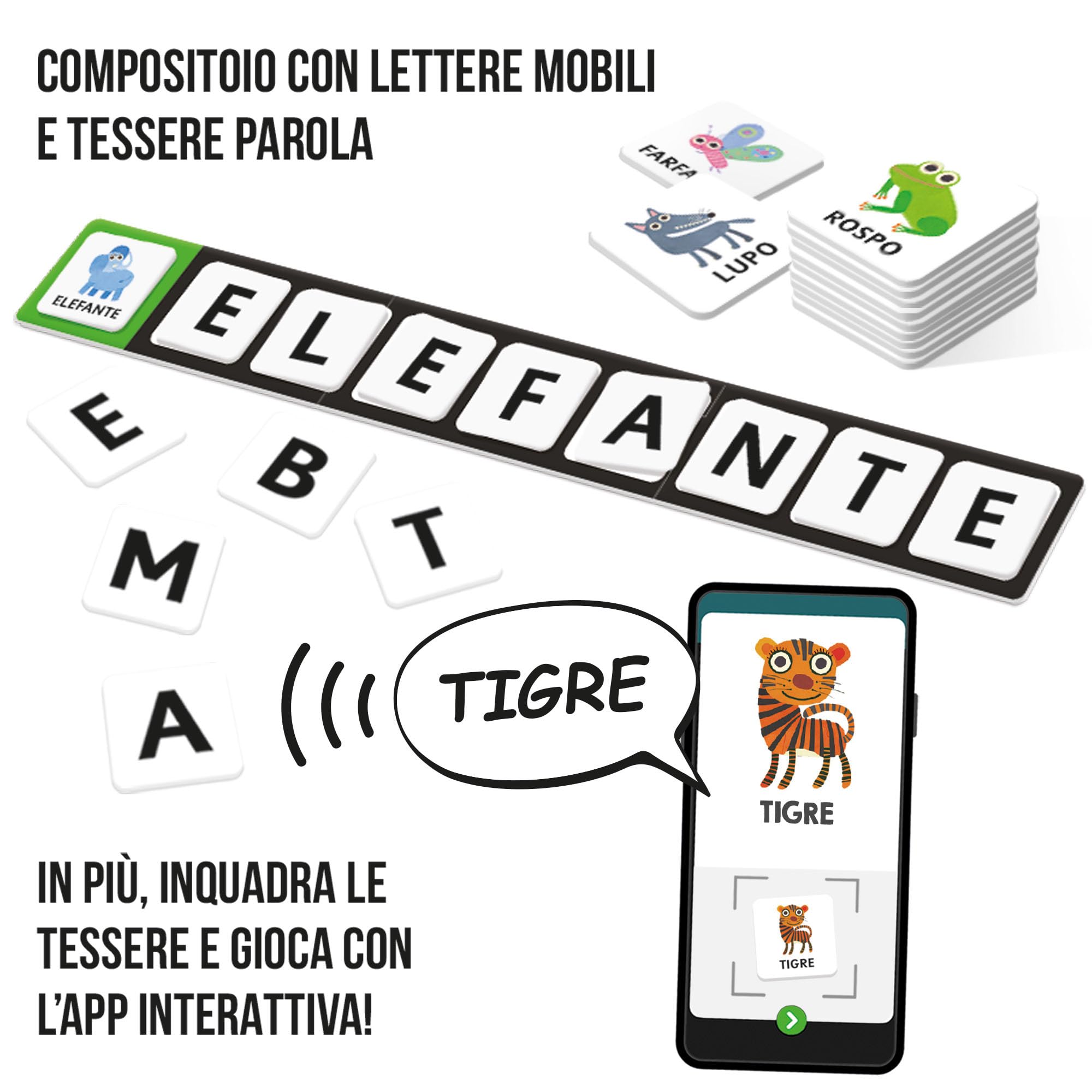 Headu Scrivo & Leggo 4.0 Animali e Ambienti gioco educativo 3-6 anni