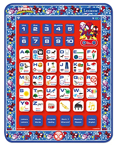 Lexibook Spidey JCPAD002SPi5 tavoletta didattica bilingue