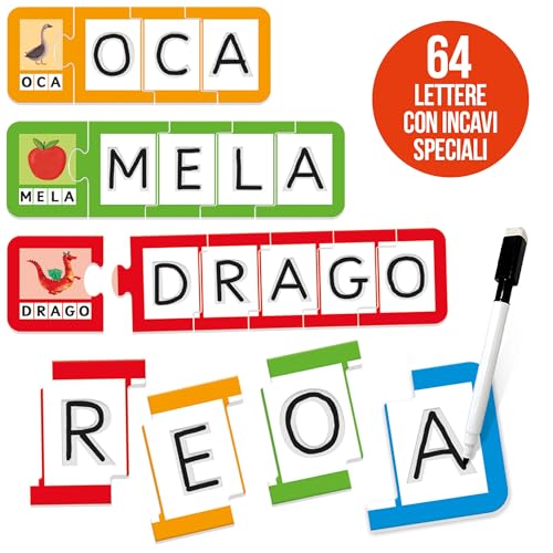 Headu Il Giocalettere tombola parole gioco educativo 3-6 anni