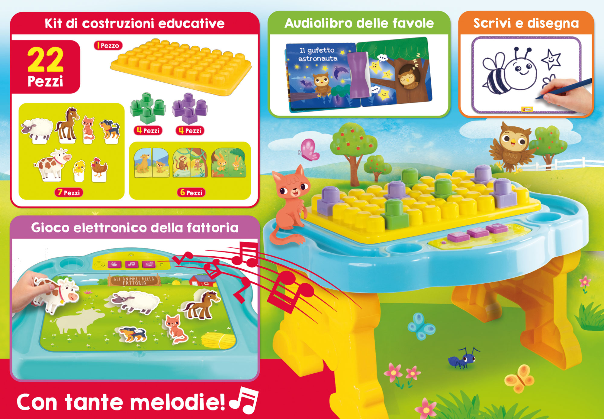 Lisciani Carotina Baby Centro Attività dei Piccoli gioco elettronico