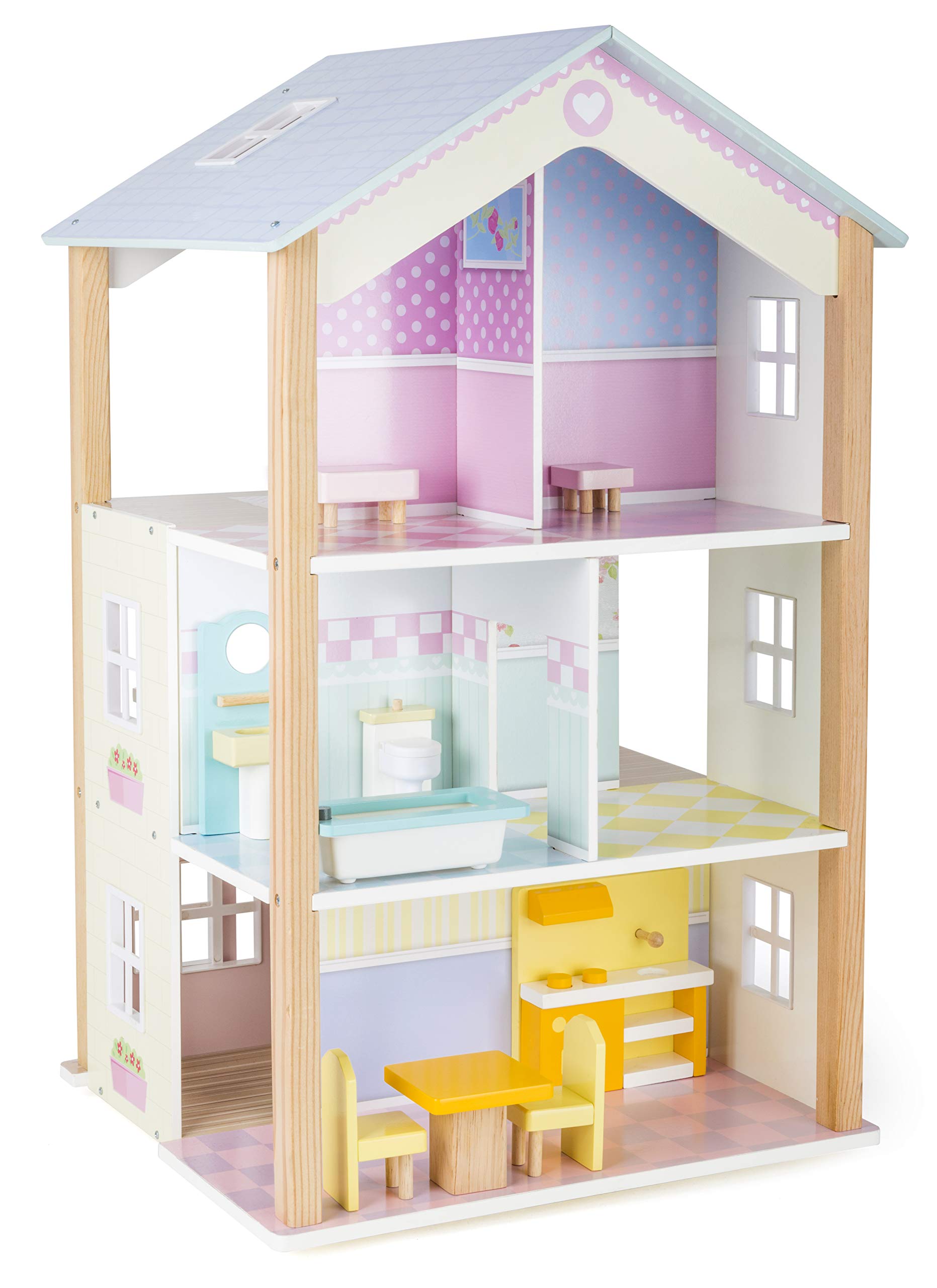 smallfoot Palazzo casa bambole 3 piani girevole