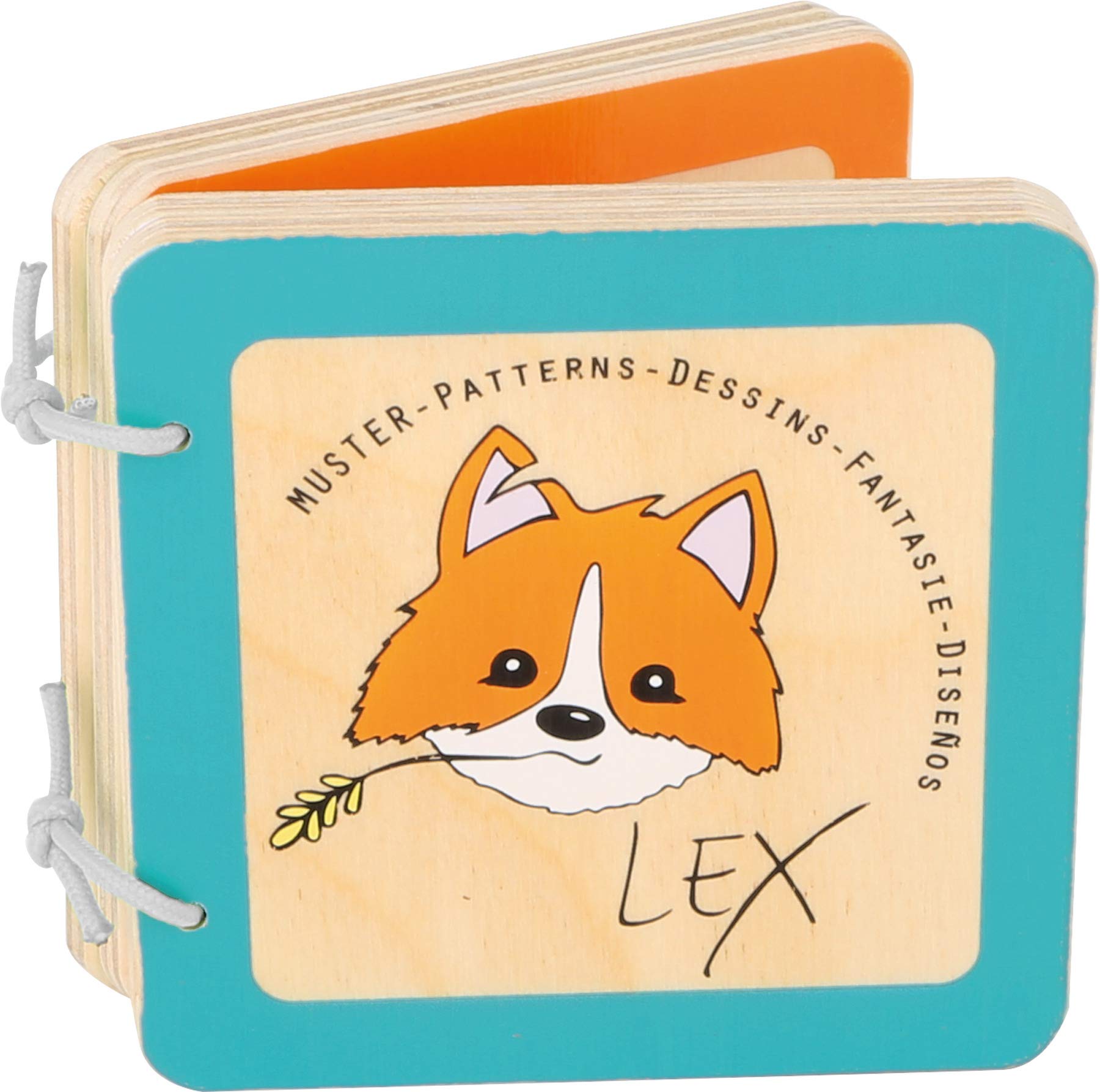 smallfoot Lex 10863 libro in legno da 12 mesi