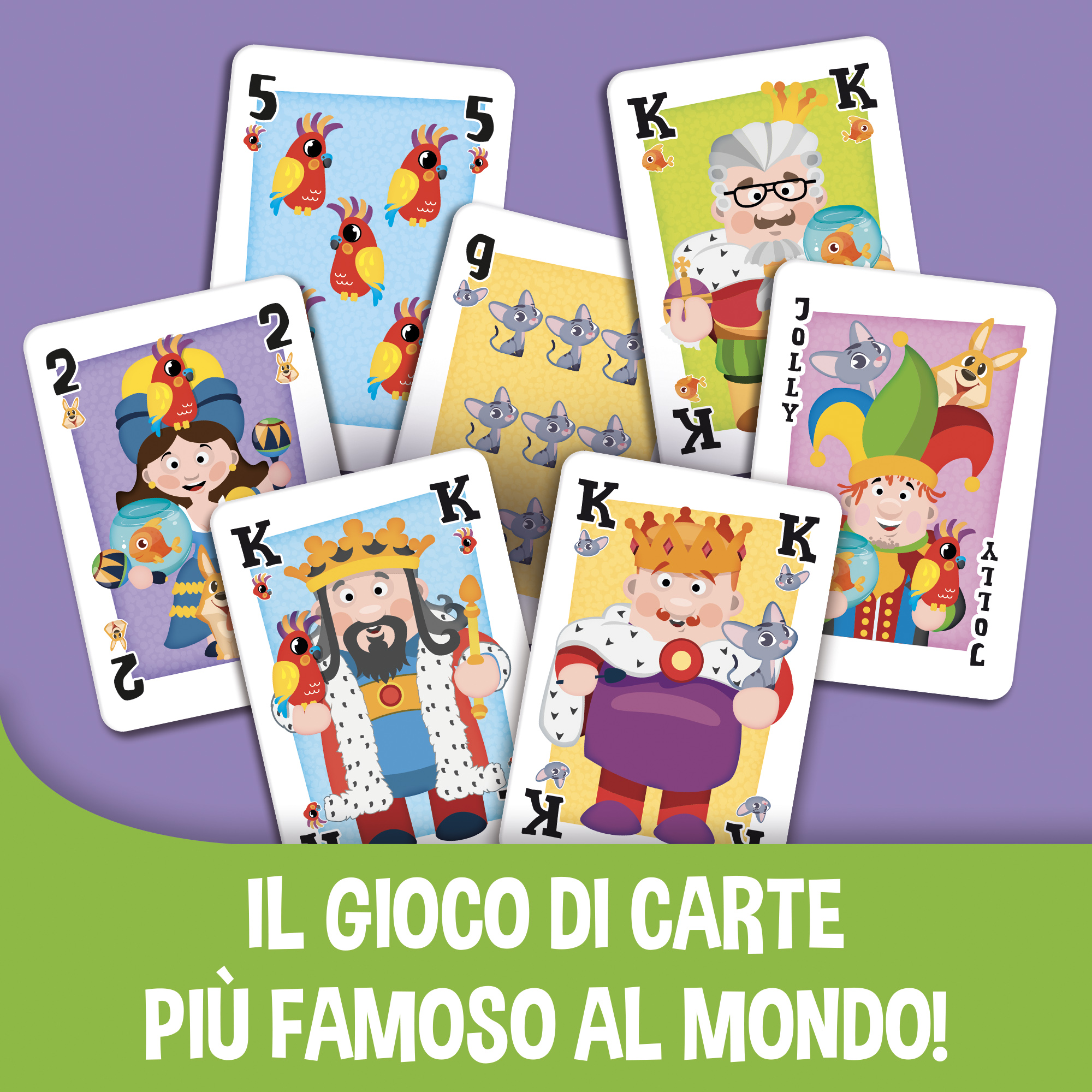 Lisciani Ludoteca Burraco dei Bambi carte da gioco per bambini
