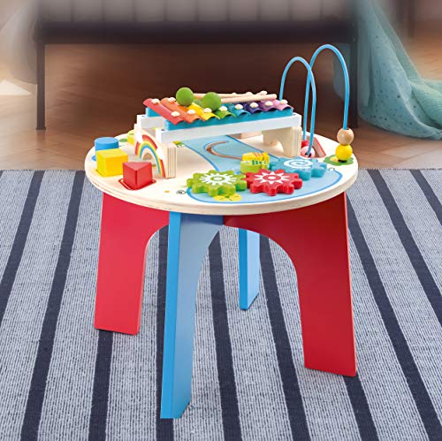 smallfoot 10321 Tavolo Attività 2 in 1 in Legno con Xilofono