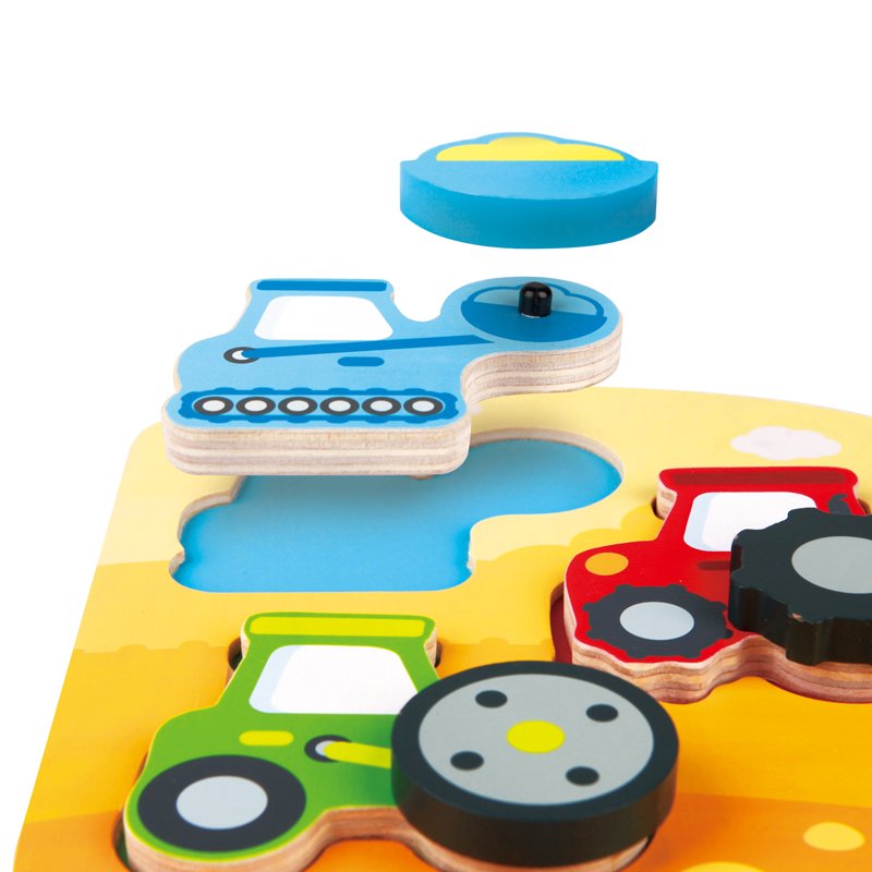 Hape E1608 puzzle in legno abbinamento immagini