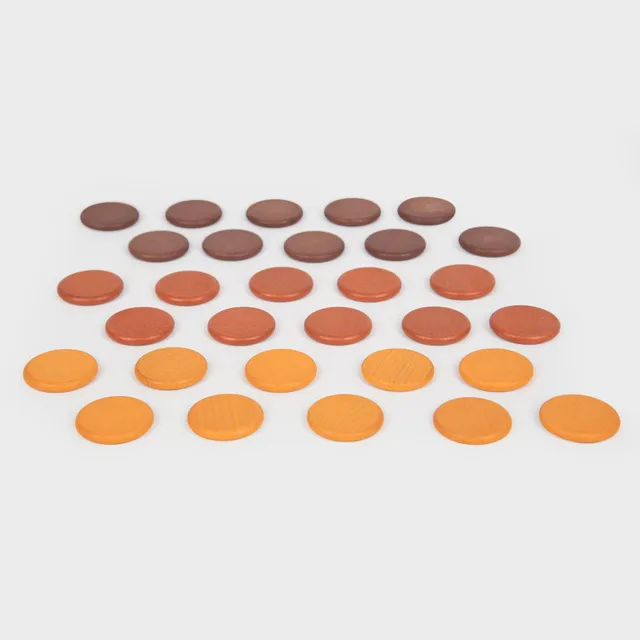 Tickit Wooden Treasures Stone sassi legno 30 pezzi marroni