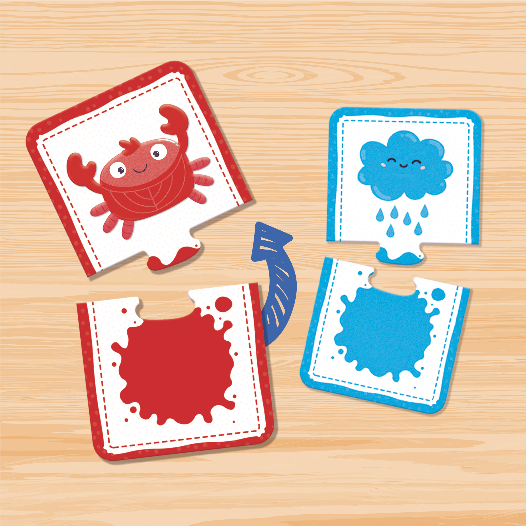 Lisciani Montessori Baby Touch Logic gioco tattile colori