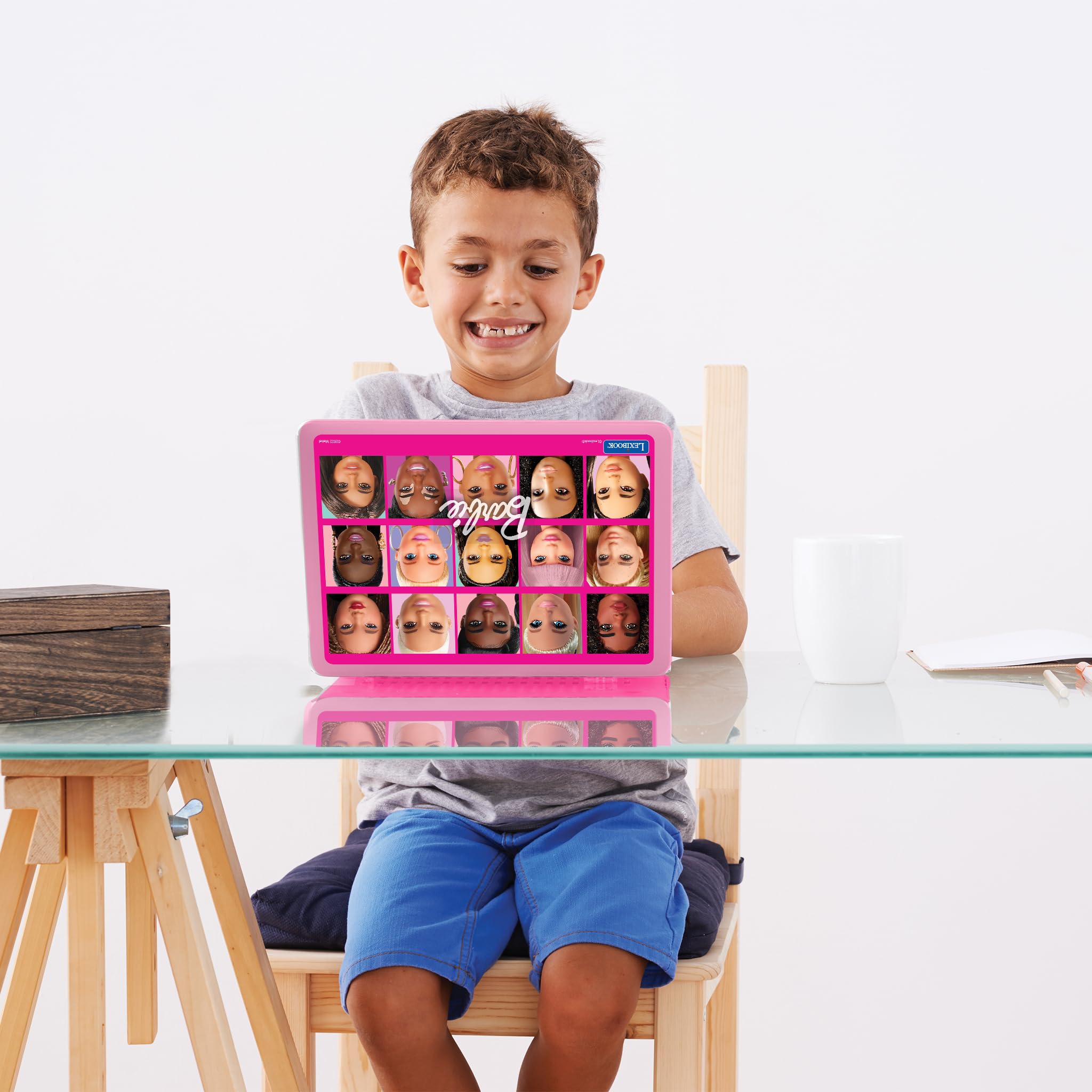 Lexibook Barbie JC599BBi2 laptop giocattolo rosa bilingue