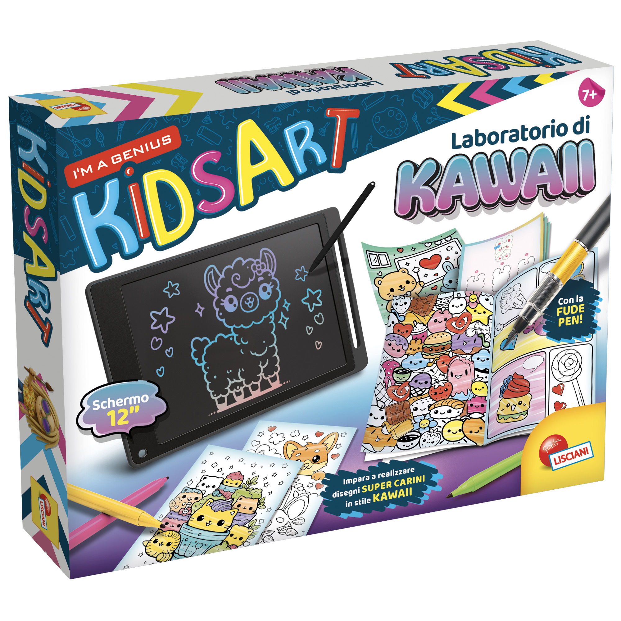 Lisciani I'm a Genius Laboratorio Kawaii tavoletta disegno LCD