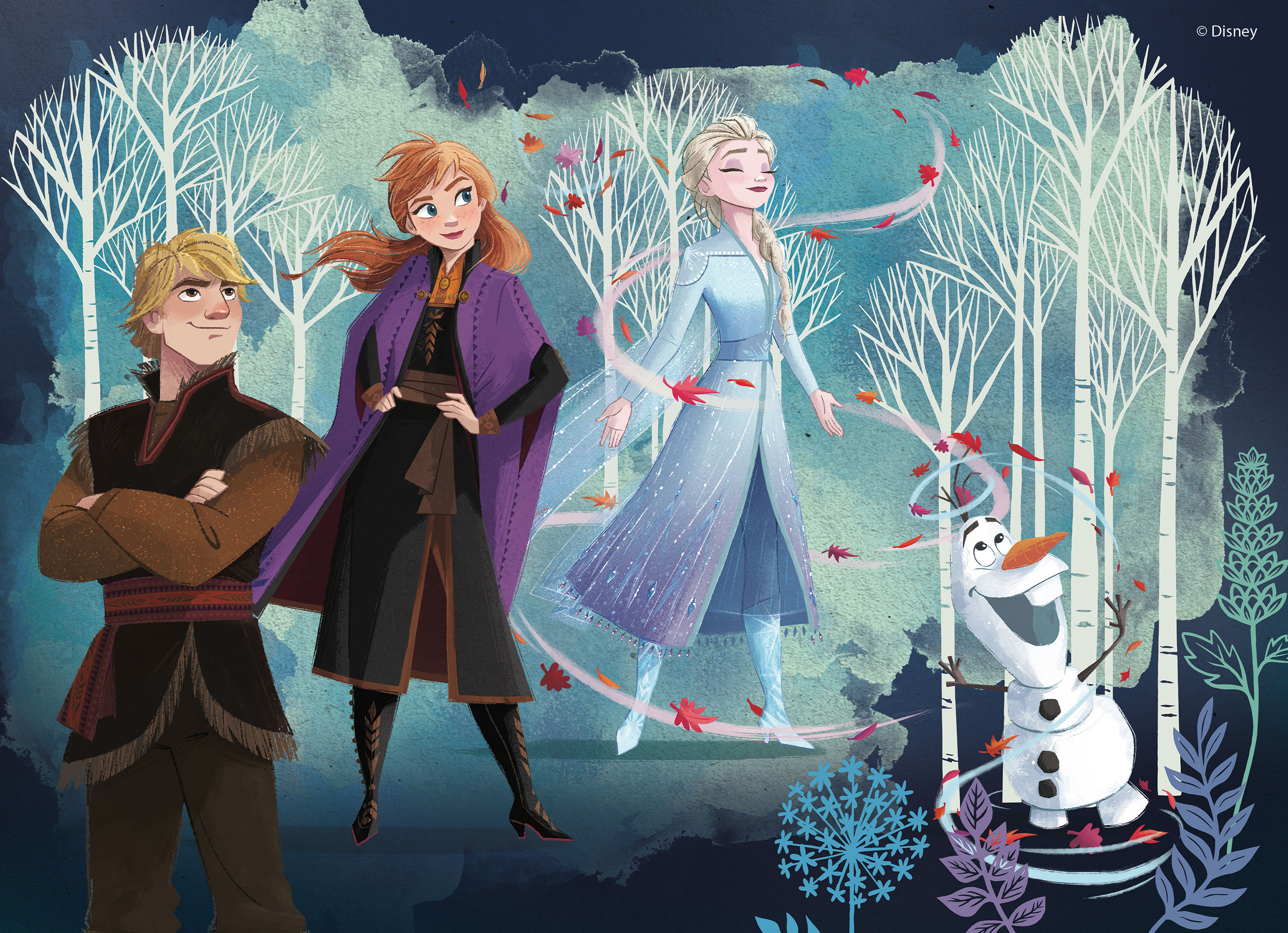 Lisciani Disney Puzzle DF M-Plus 24 Frozen da colorare