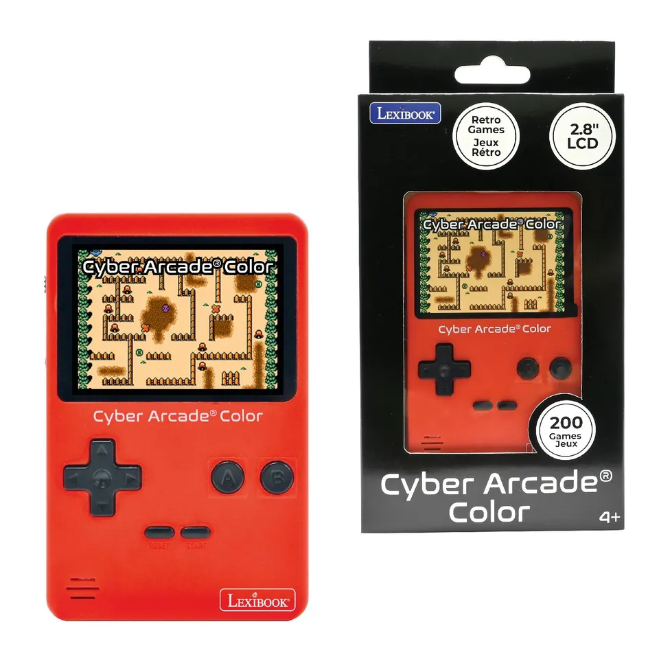 Lexibook Cyber Arcade JL2389LXB console portatile rossa 200 giochi