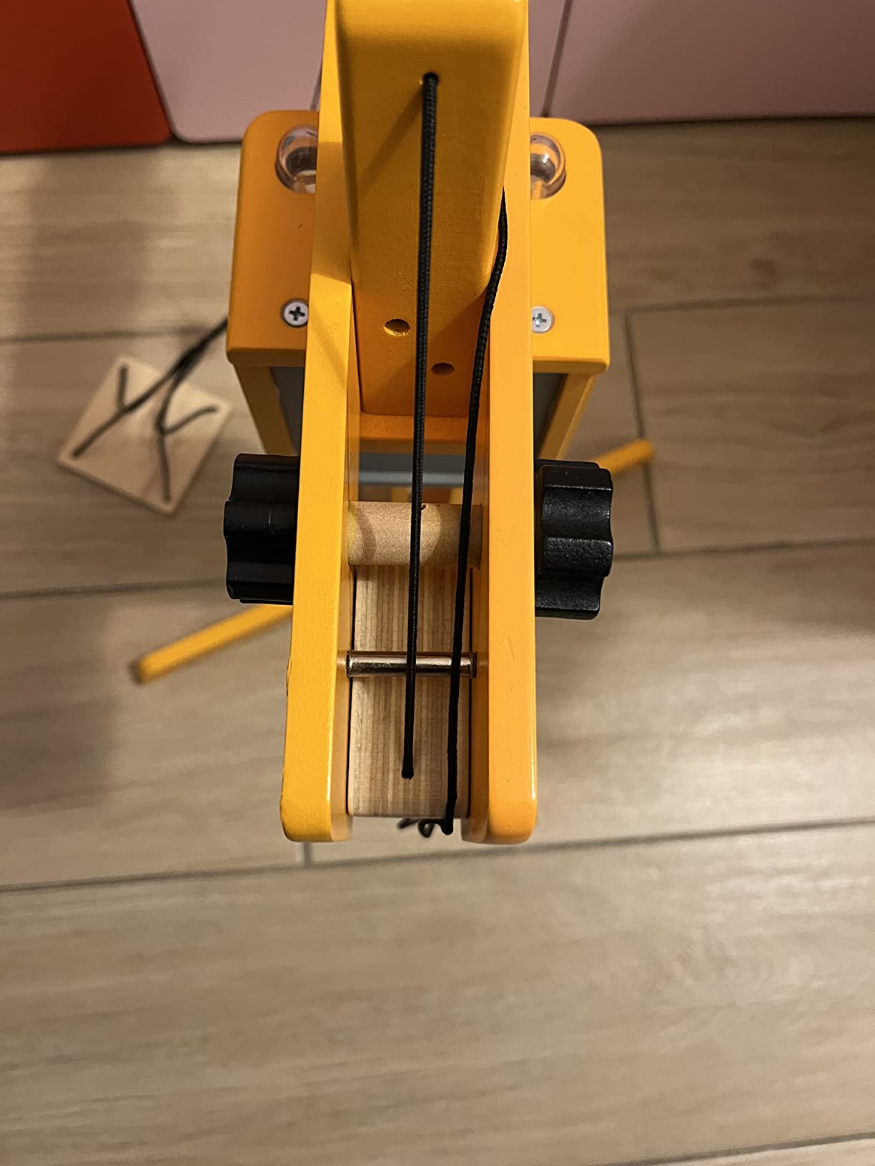 Hape Set Gru cantiere giocattolo mobile in legno