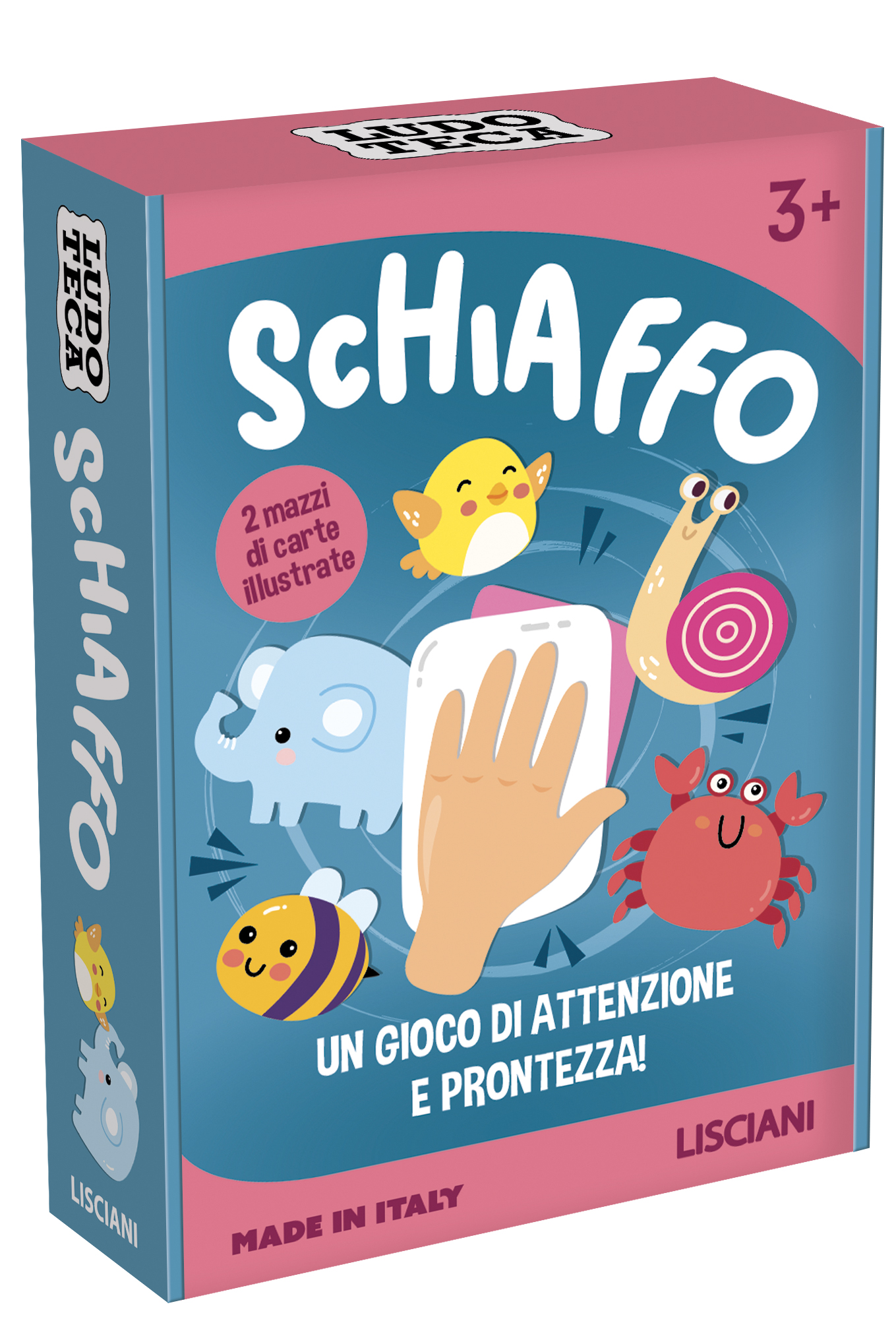 Lisciani Ludoteca Carte Bambi Schiaffo gioco carte veloce