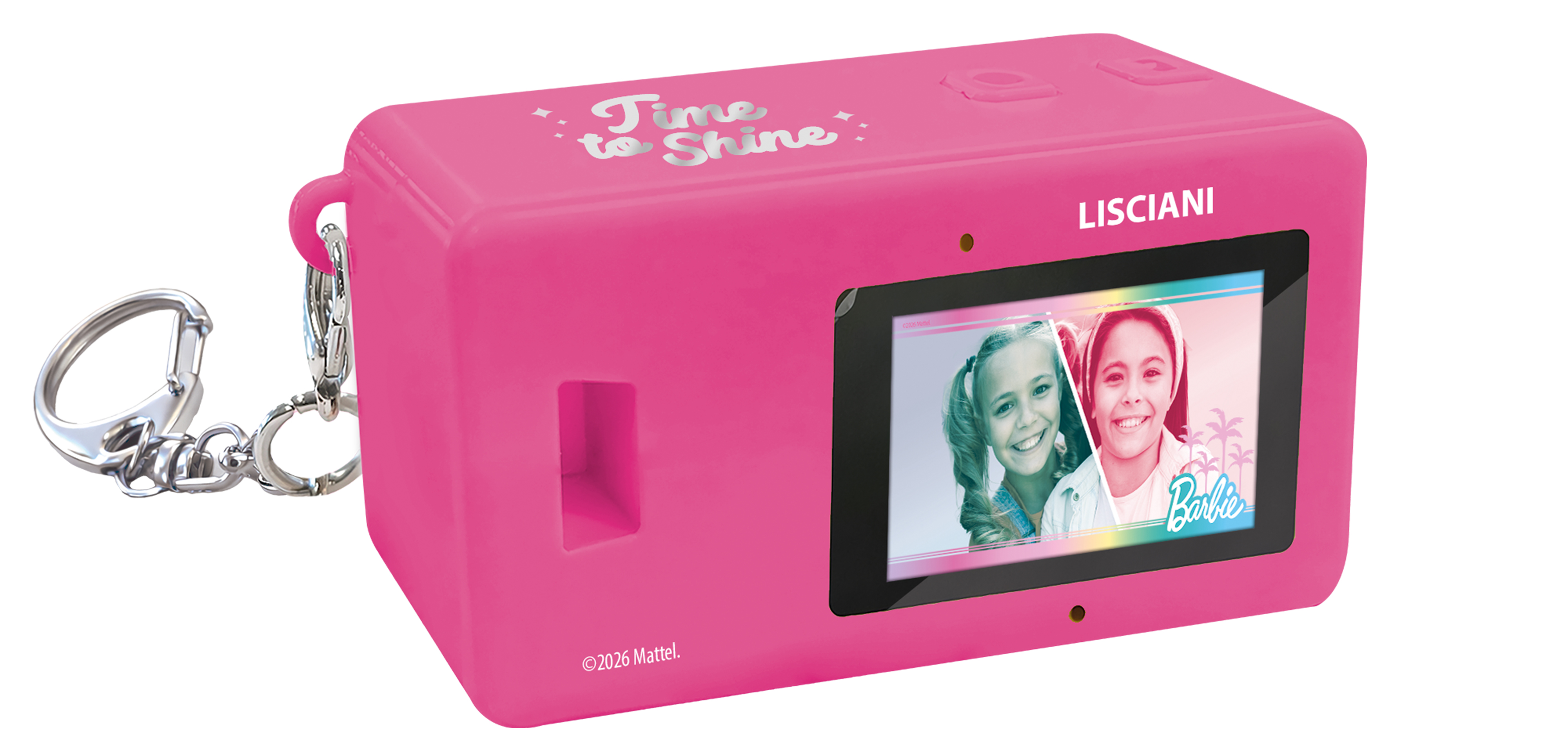 Barbie Mini Cam fotocamera digitale con portachiavi e filtri