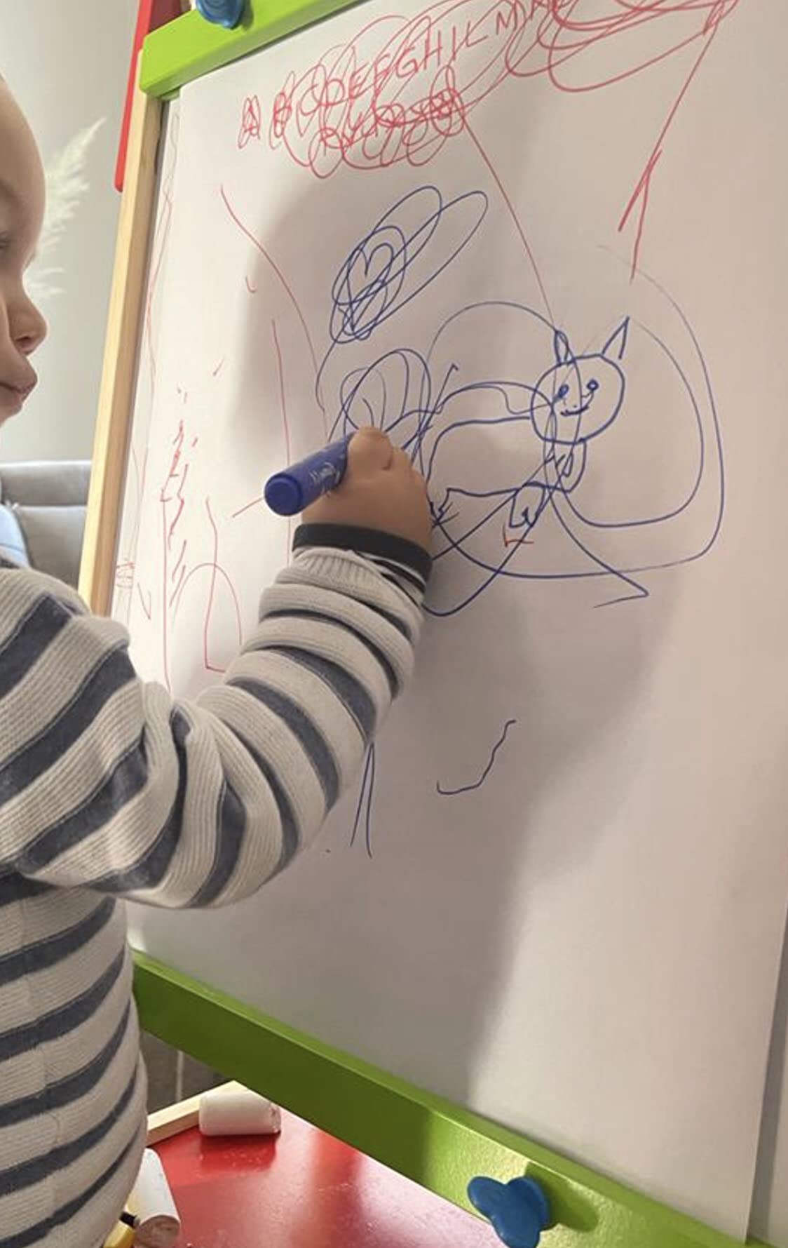 Hape Multiattività lavagna bambini double-face magnetica