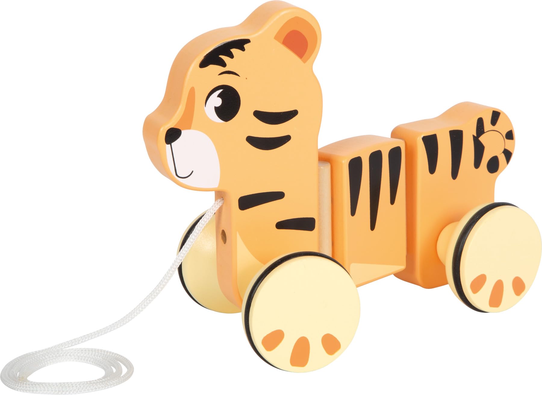 smallfoot Safari 12733 gioco da trascinare tigre legno 12 mesi