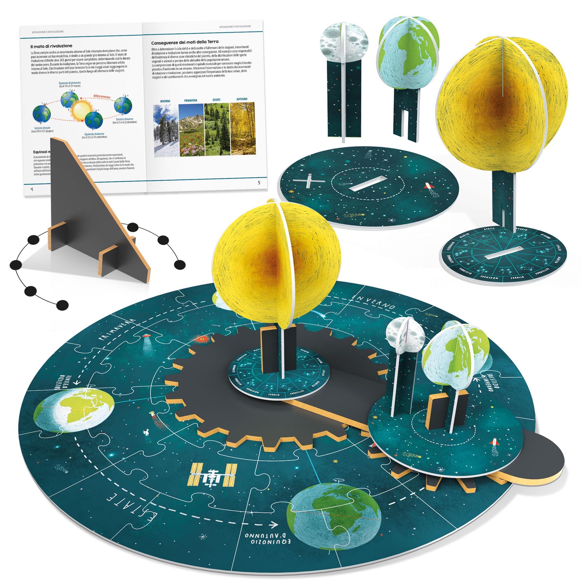 Headu Rotazione e Rivoluzione IT57083 gioco scientifico 6-10 anni