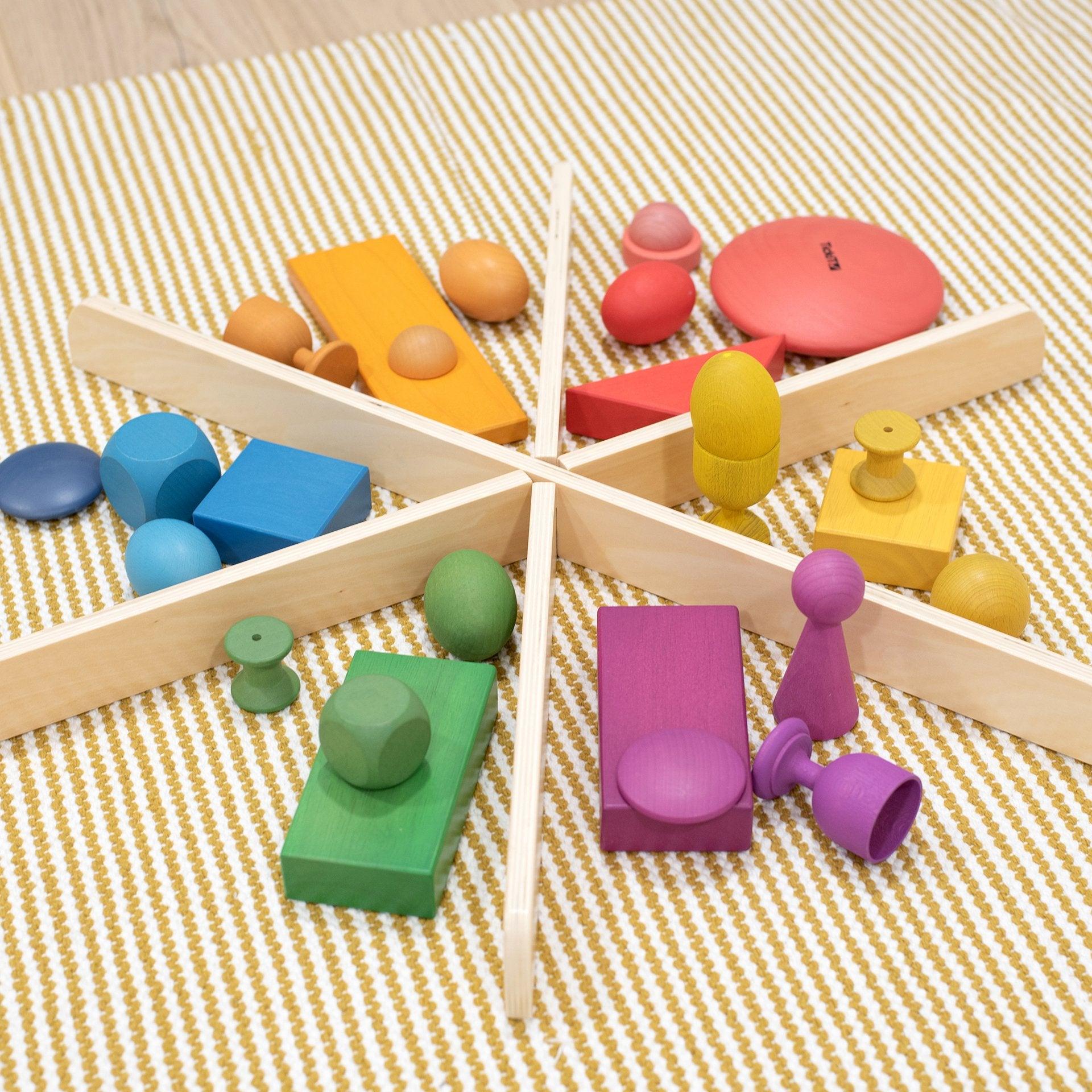 Tickit Wooden Dividers divisori legno cerchio smistamento