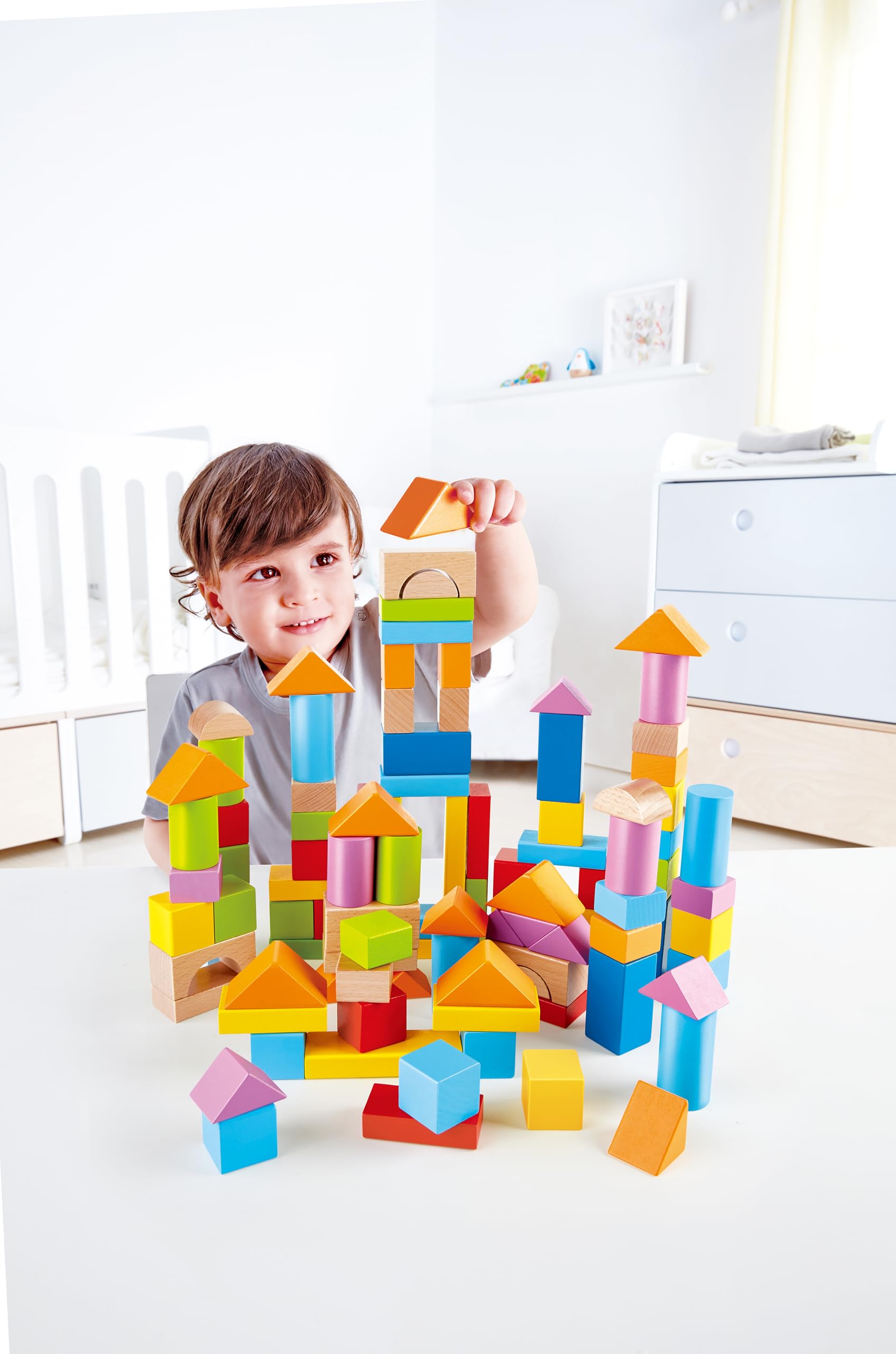 Hape Fantastici Blocchi E8247 Costruzioni Legno 101 Pezzi