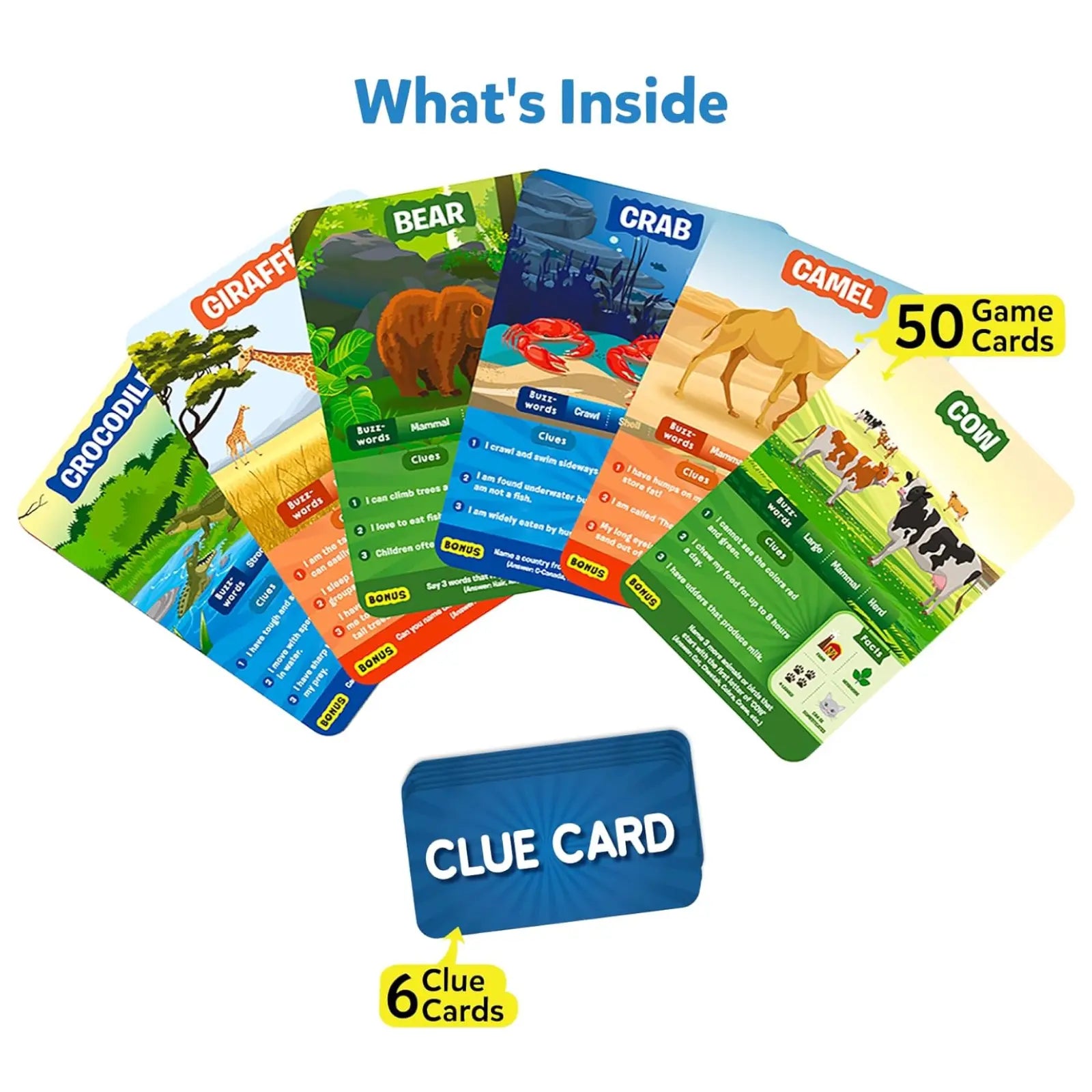 Skillmatics Guess in 10 Animal Planet gioco carte animali