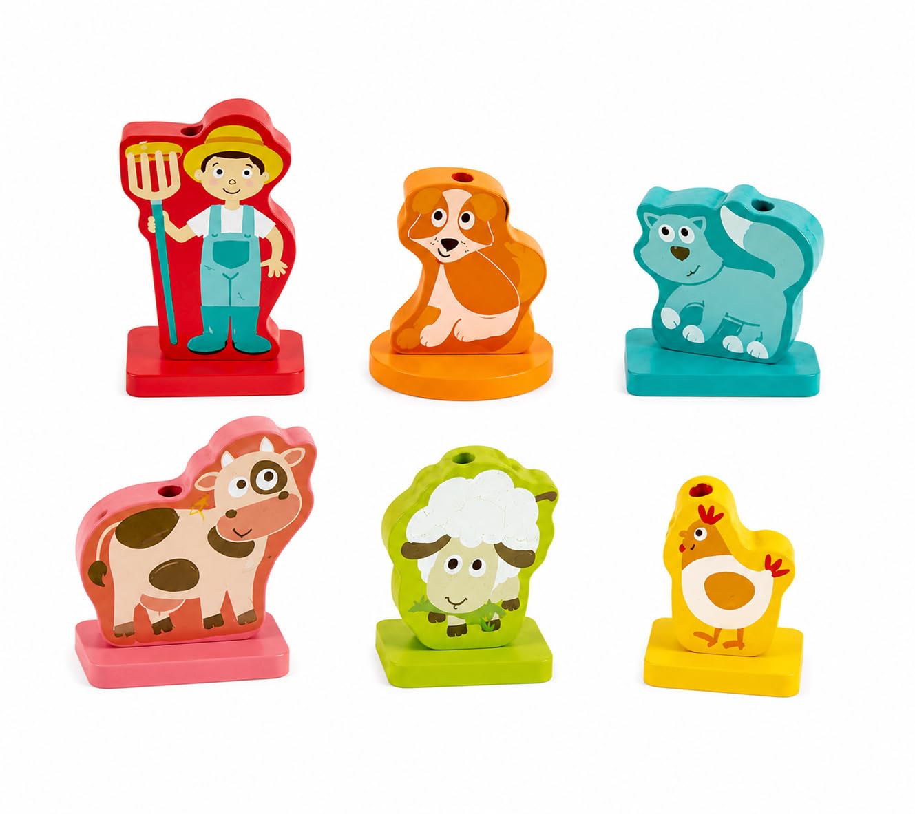 Hape E1614 puzzle legno bambini coordinazione oculo-manuale