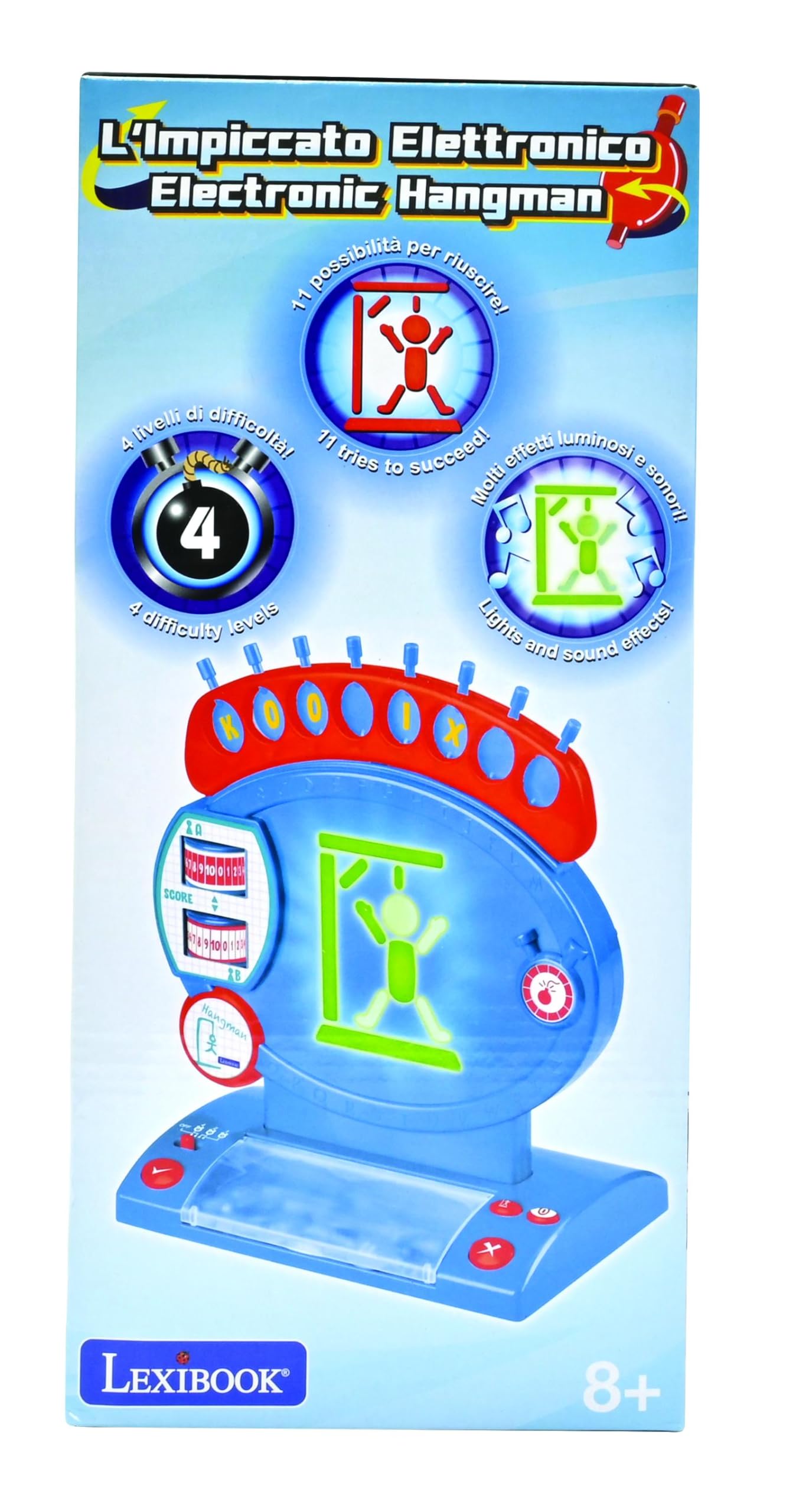 Lexibook JG800LXB gioco impiccato elettronico bambini