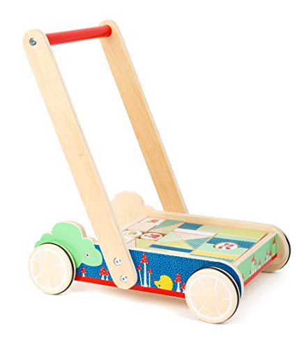 smallfoot Move it! 11435 carrello primi passi legno 27 pezzi
