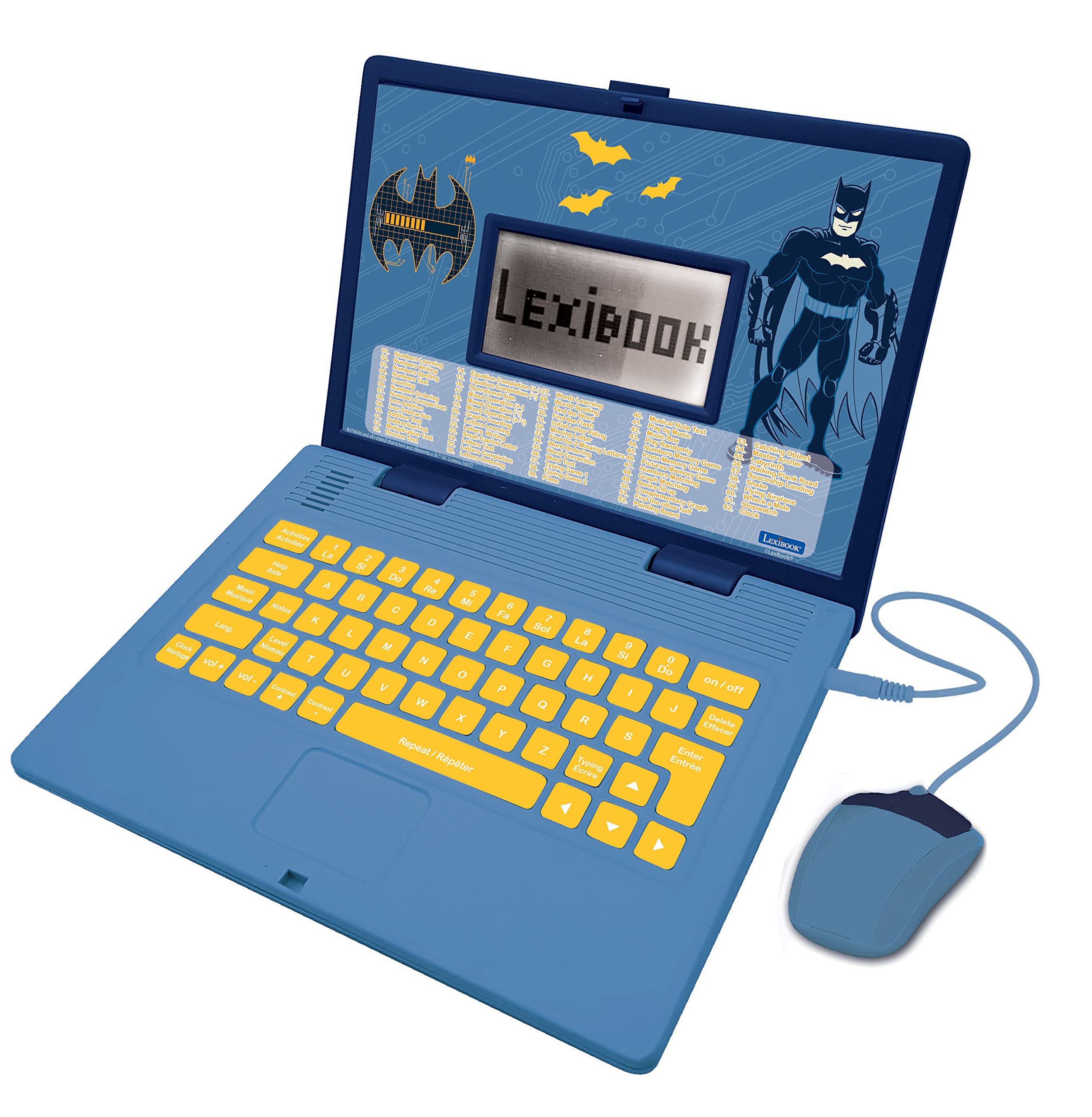 Lexibook Powerman JC498i1 laptop educativo bilingue 124 attività
