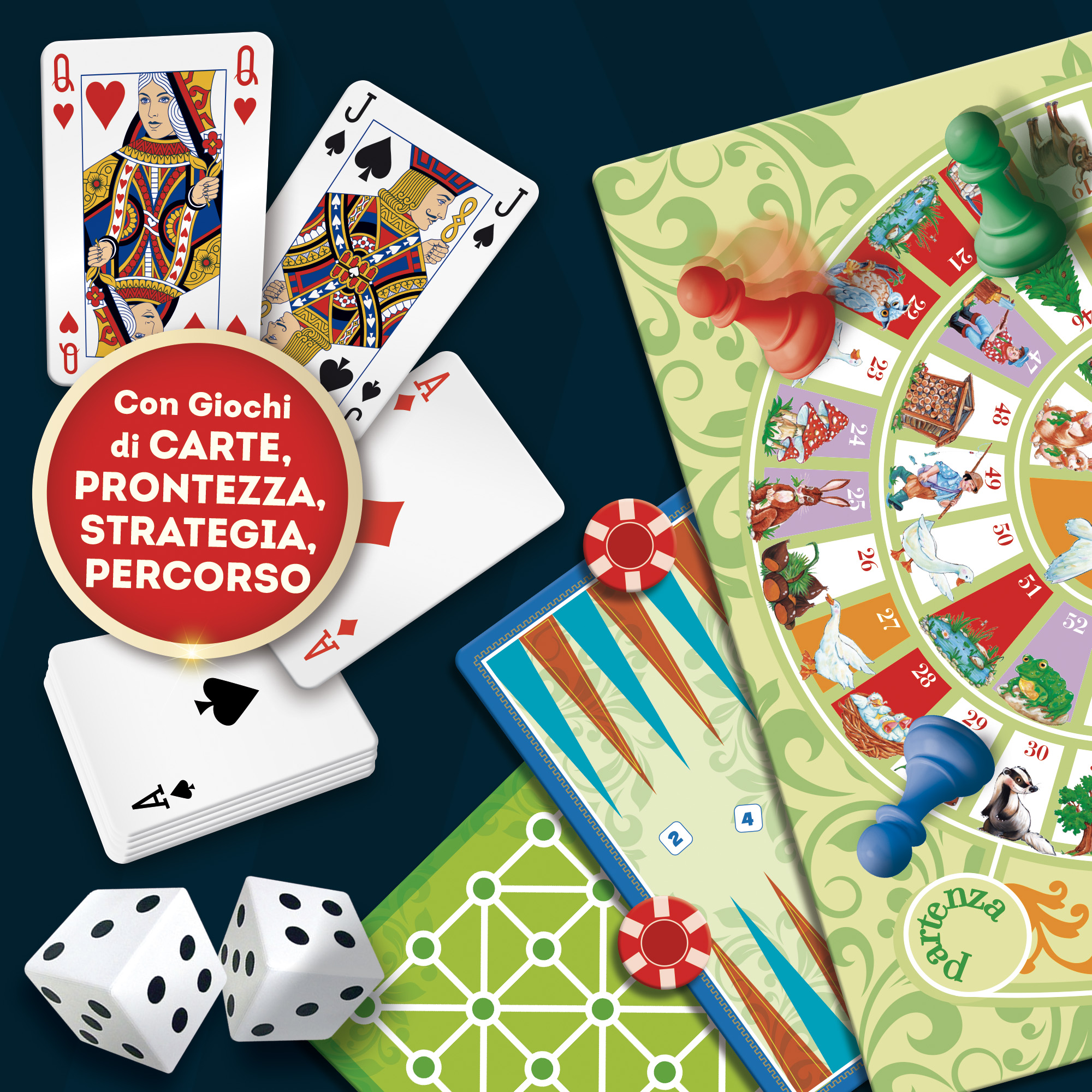 Lisciani Ludoteca Giochi Riuniti 100+ scatola famiglia