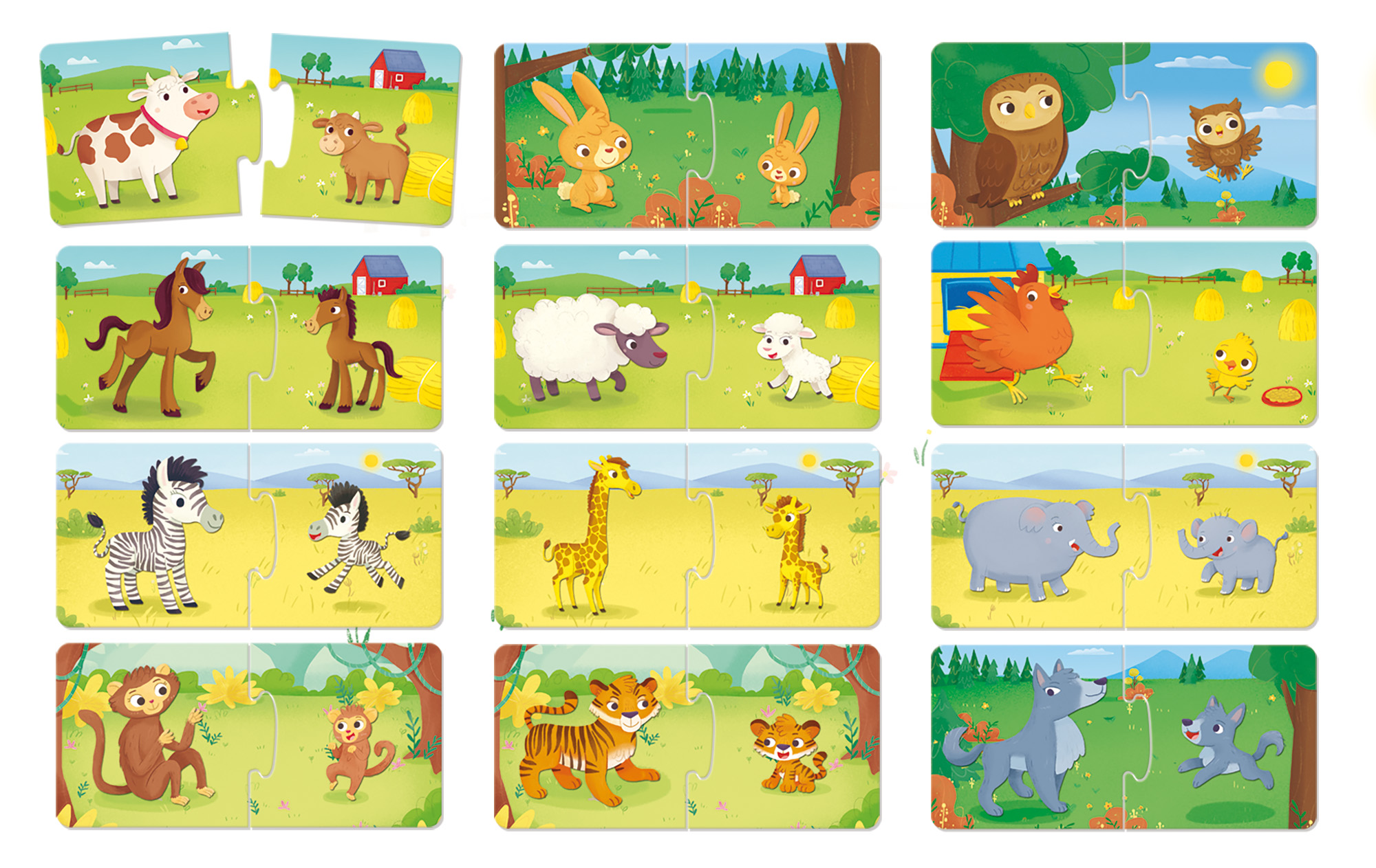Lisciani Carotina Baby Logic Mamme e Cuccioli gioco