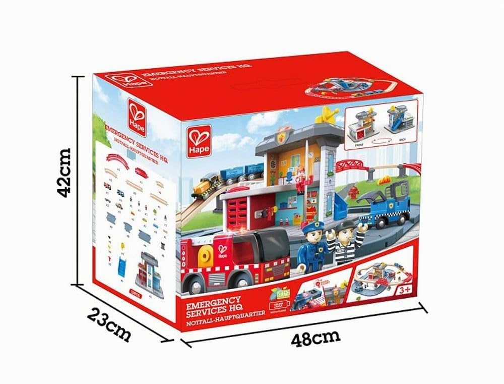 Hape quartier generale polizia pompieri gioco ruolo 3 anni