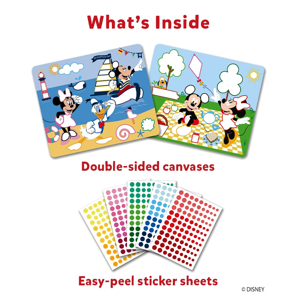 Skillmatics Dot it! Mickey and Friends gioco adesivi 8 immagini
