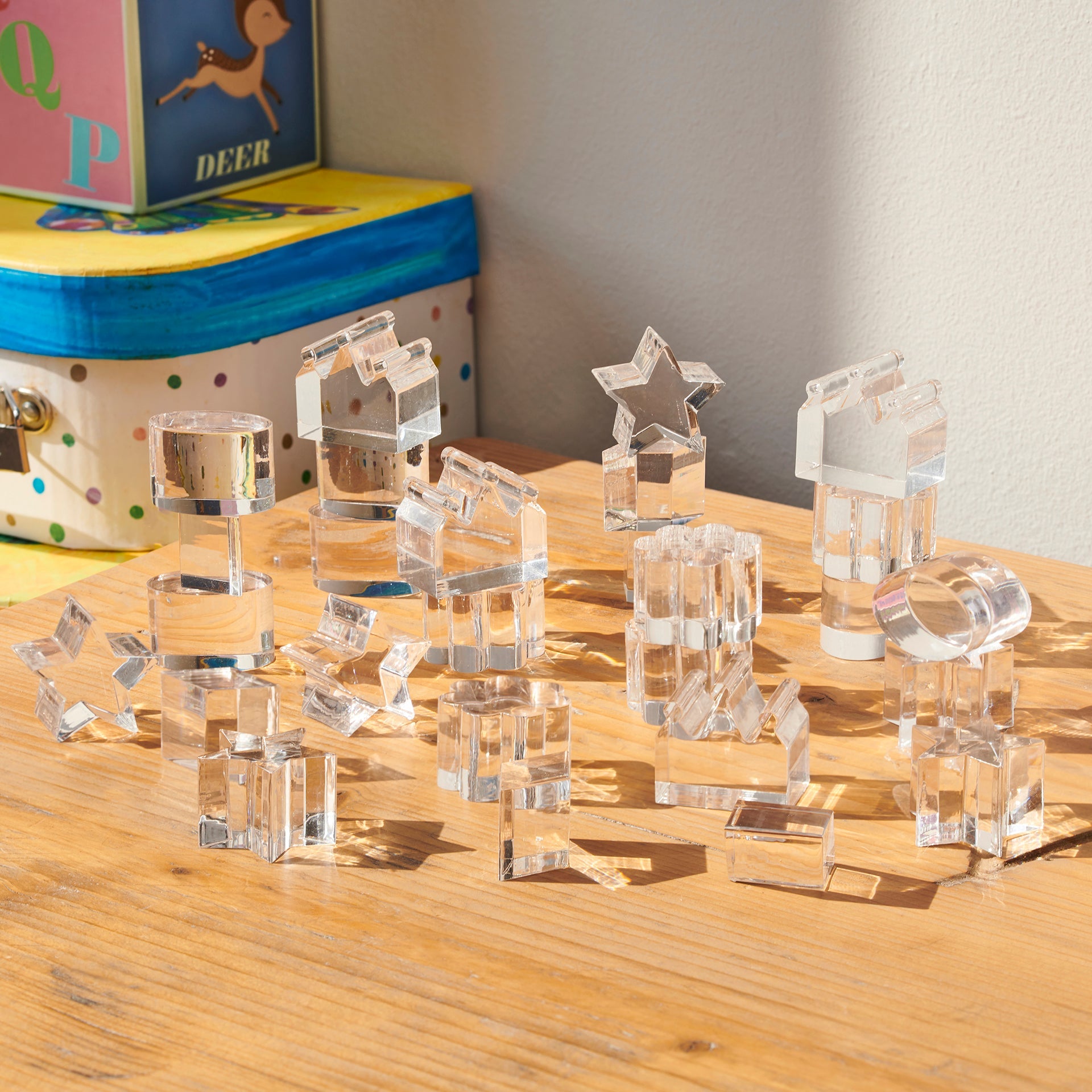 Tickit Clear Crystal Treasures gemme acriliche 30 pz trasparenti