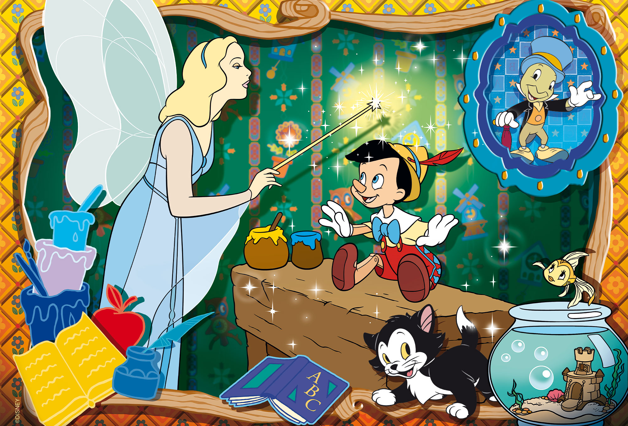 Lisciani Disney Maxi Floor 24 puzzle Classic da colorare