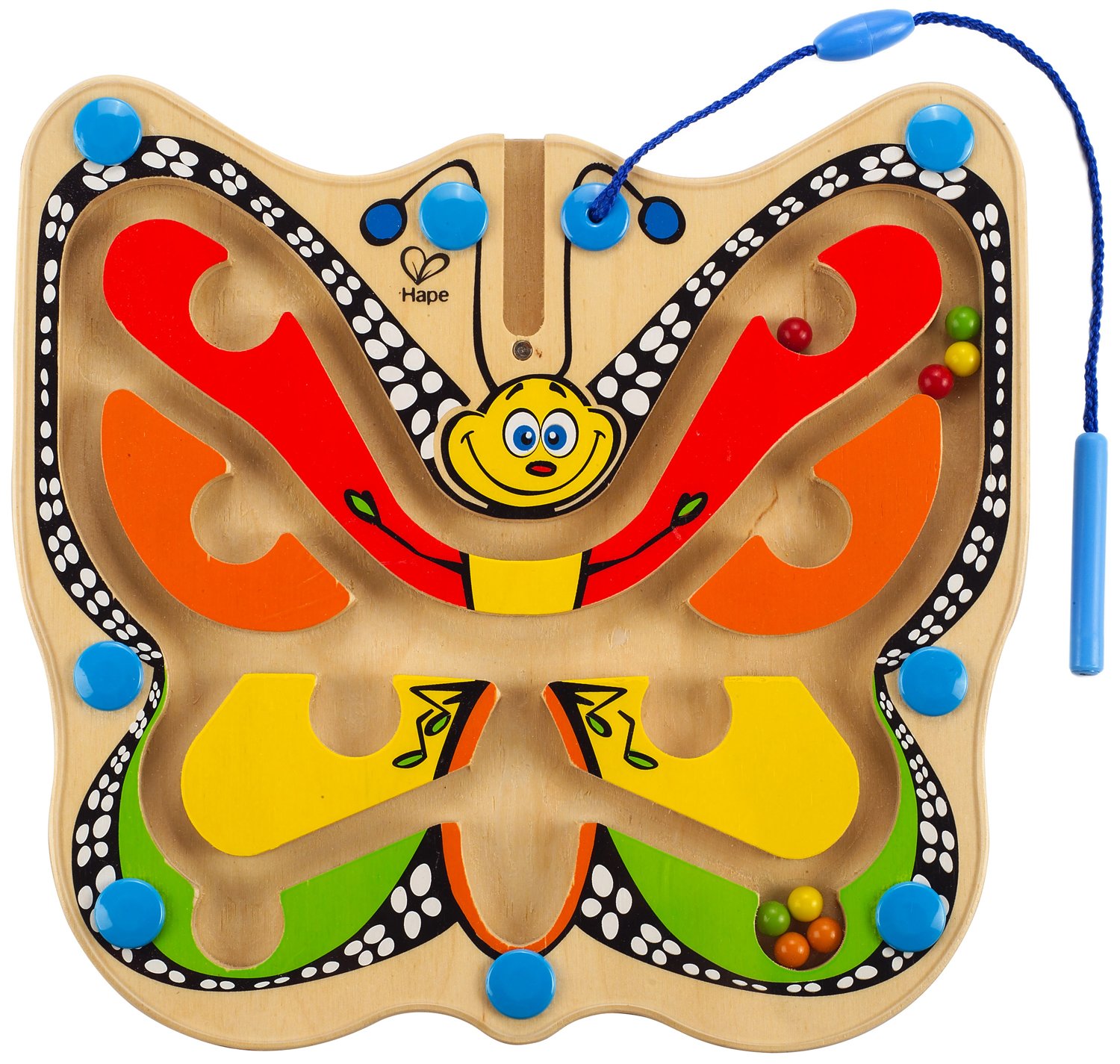 Hape E1704 Farfalla Volteggiante gioco labirinto legno