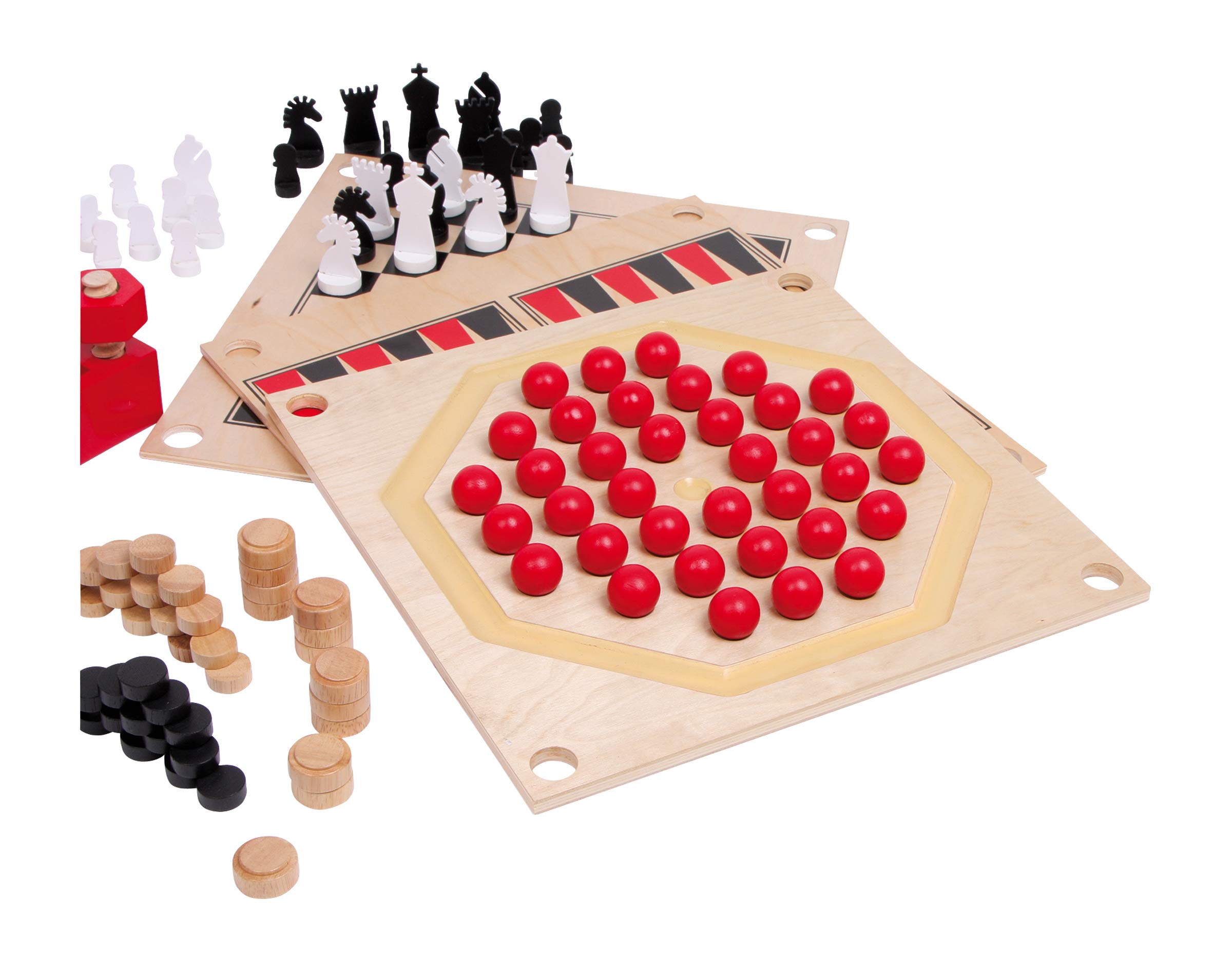 smallfoot Raccolta Giochi 1590 5 in 1 giochi legno
