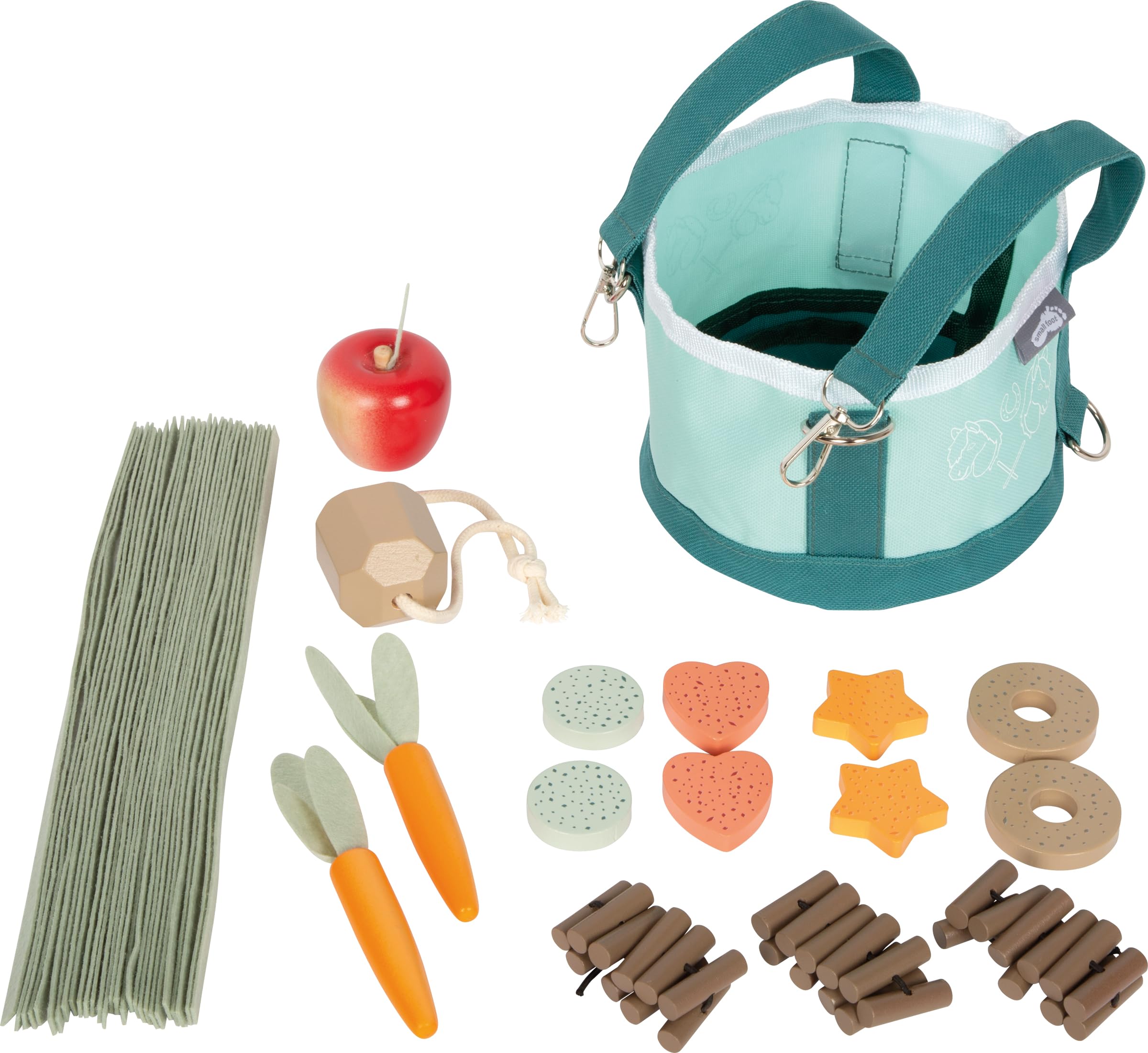 smallfoot Cavalli set mangime gioco ruolo con borsa