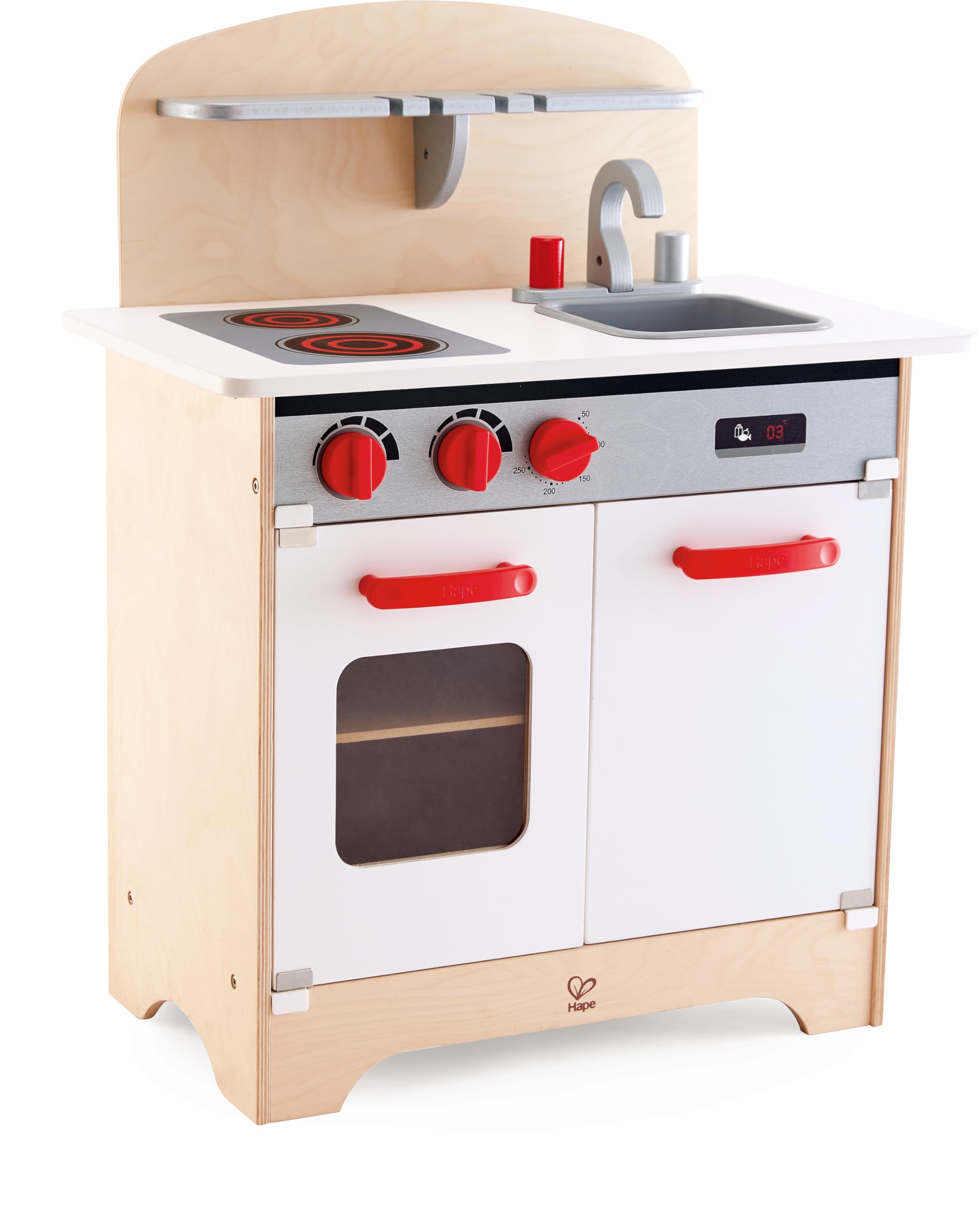 Hape Cucina Chef cucina legno rossa con forno