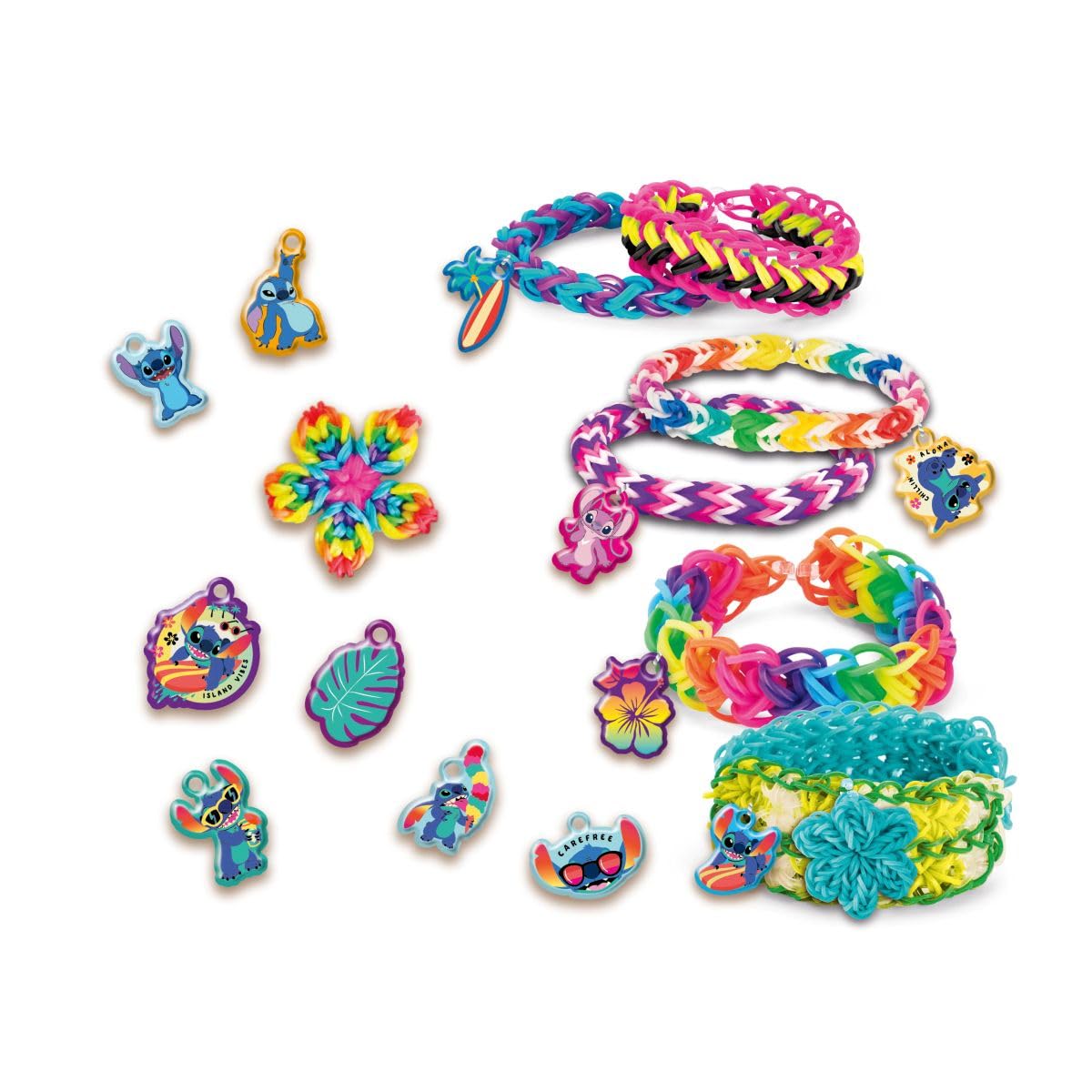Lexibook Cra-Z-Loom CRLOOM9D kit braccialetti Stitch blu