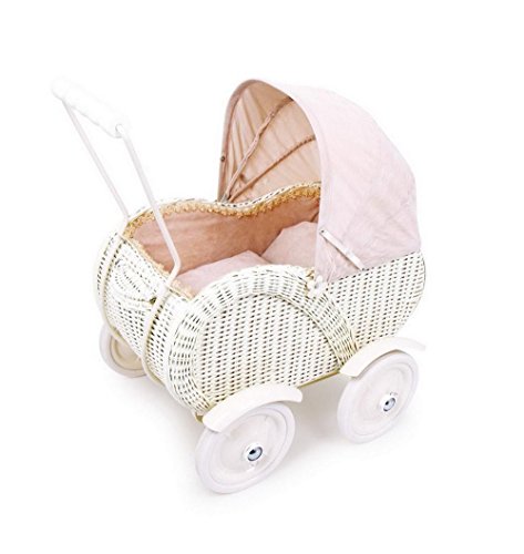 smallfoot 8769 carrozzina bambole legno retrò